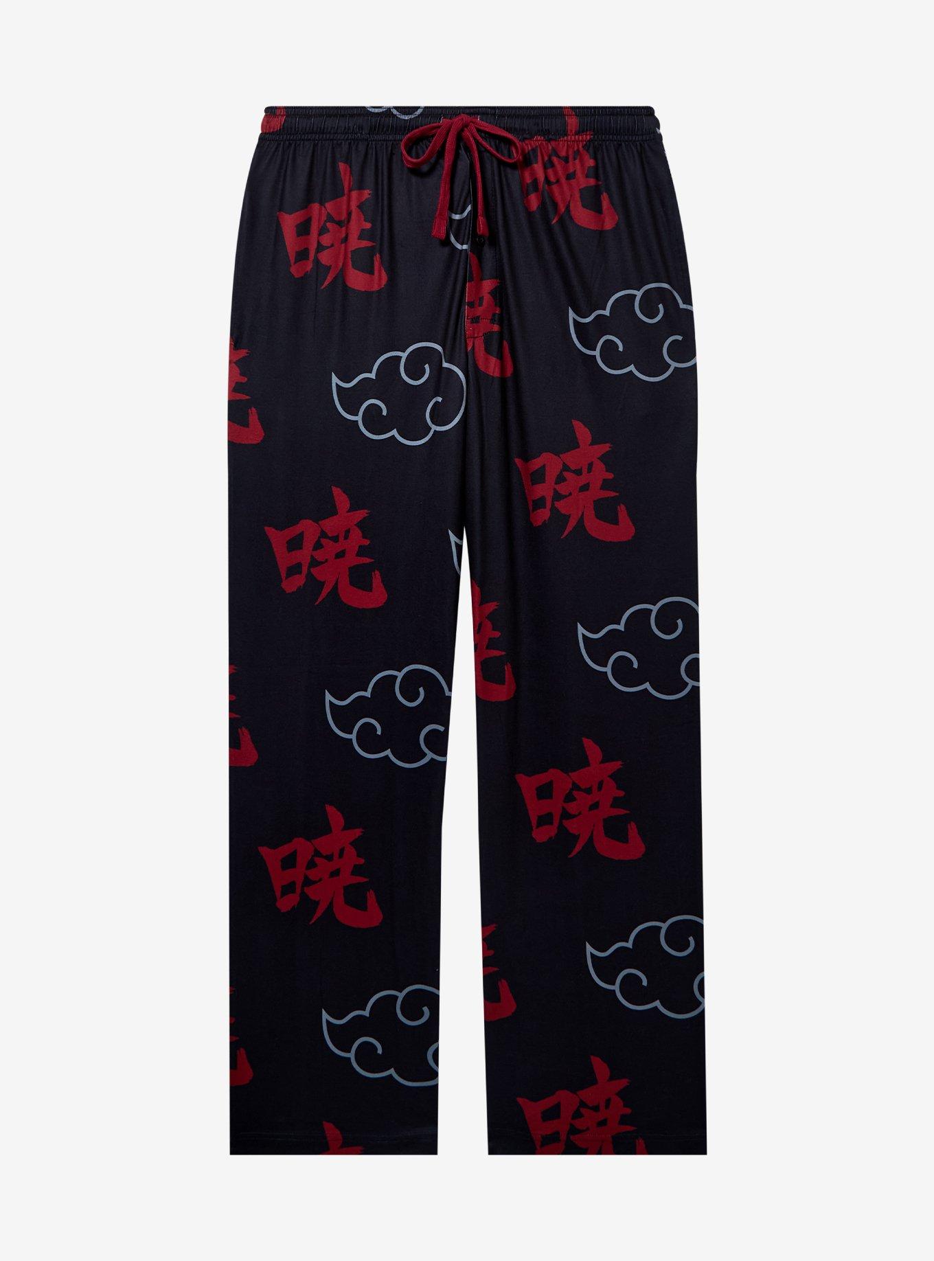 Naruto Shippuden Akatsuki Cloud Sleep Pants — BoxLunch Exclusive, , hi-res