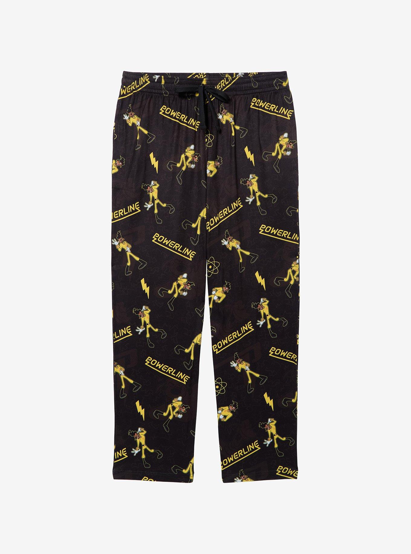 Disney A Goofy Movie Powerline Allover Print Sleep Pants — BoxLunch Exclusive, , hi-res