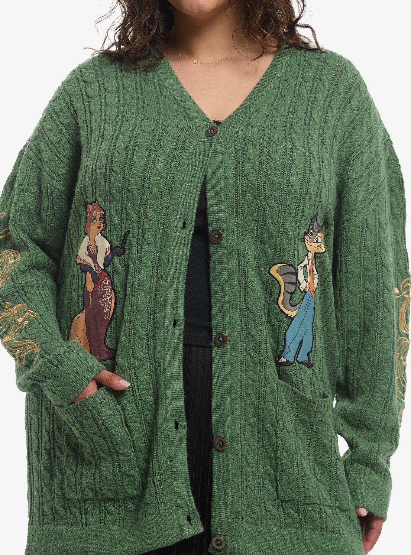 カーディガン melt the lady nuance body cardigan Cardigan dama Olly lung cu gluga tricotat supradimensionat acril