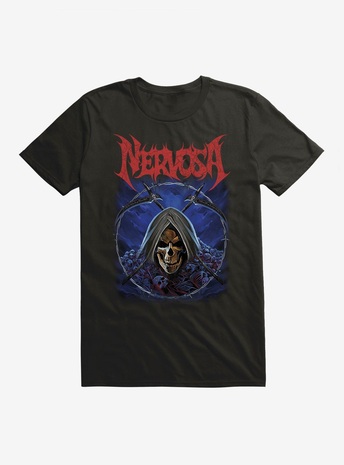 Nervosa Perpetual Chaos T-Shirt, BLACK, hi-res