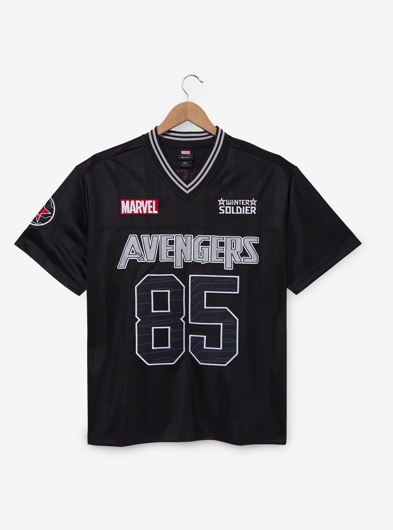 Marvel The Avengers Winter Soldier Football Jersey &mdash; BoxLunch Exclusive, , hi-res