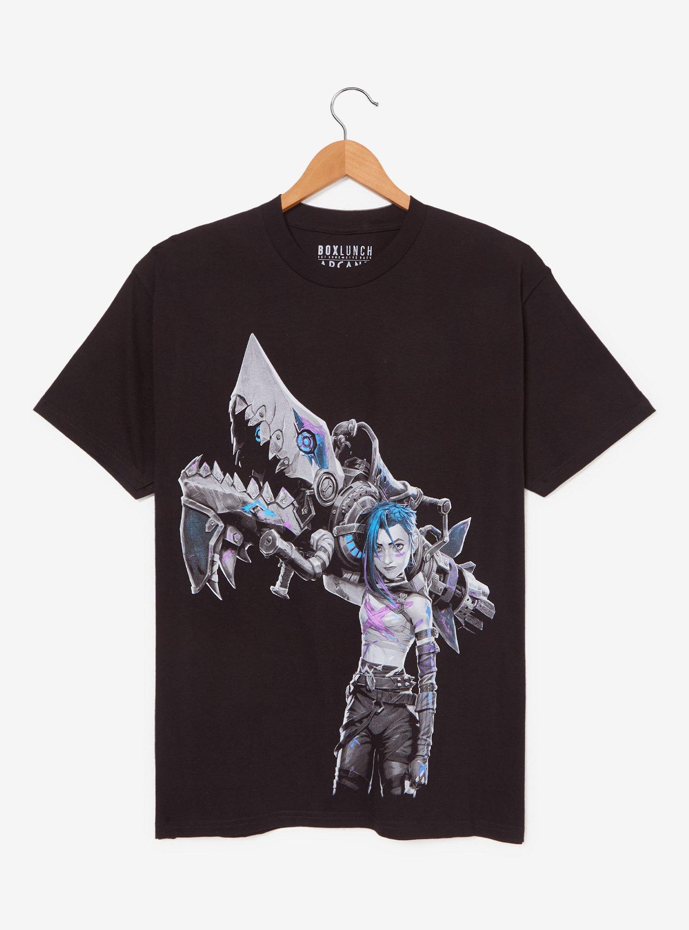 Arcane Jinx and Fishbones T-Shirt — BoxLunch Exclusive, , hi-res