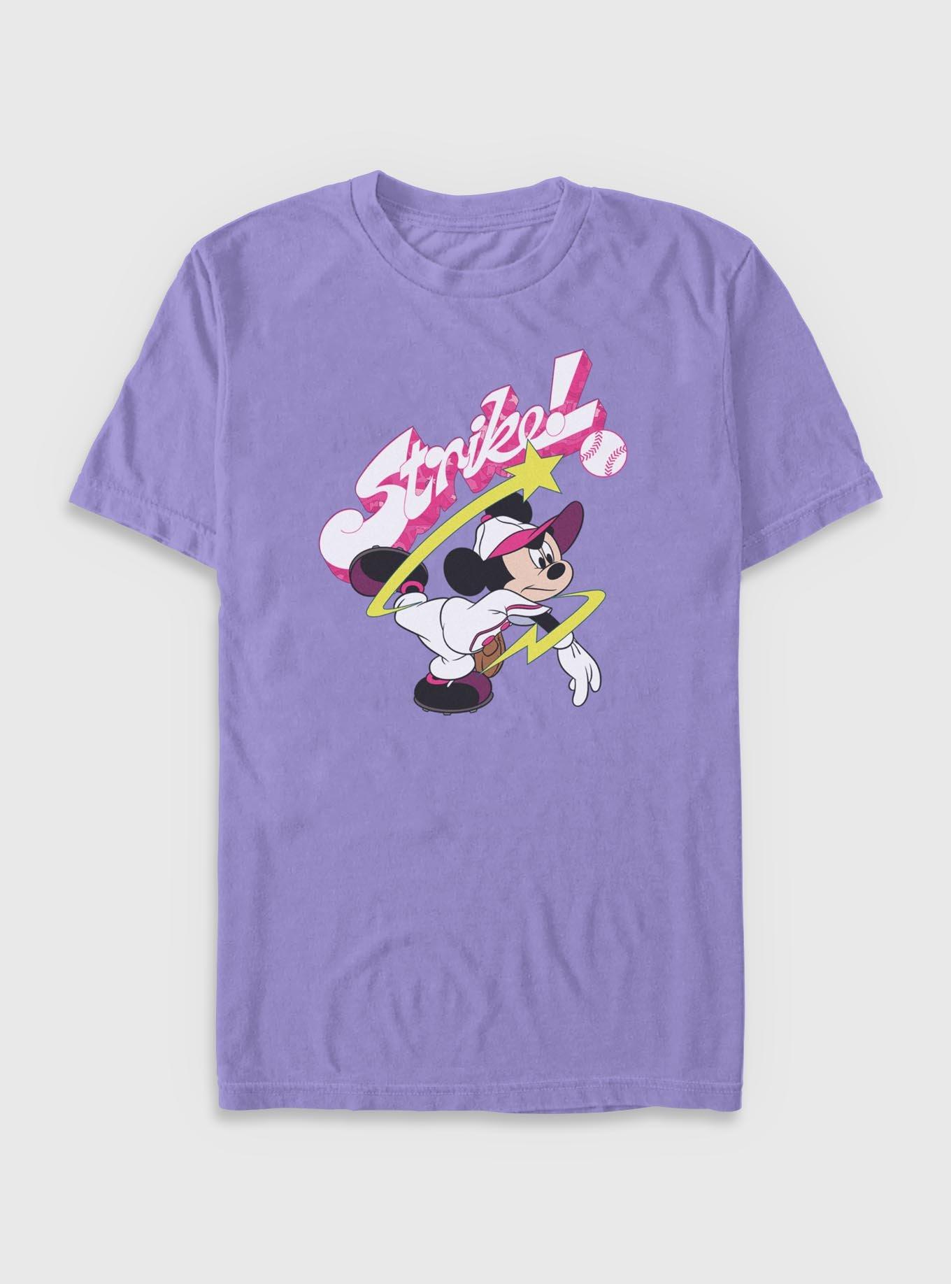 Disney Mickey Mouse Strike Baseball Mickey Garment Dye T-Shirt, , hi-res