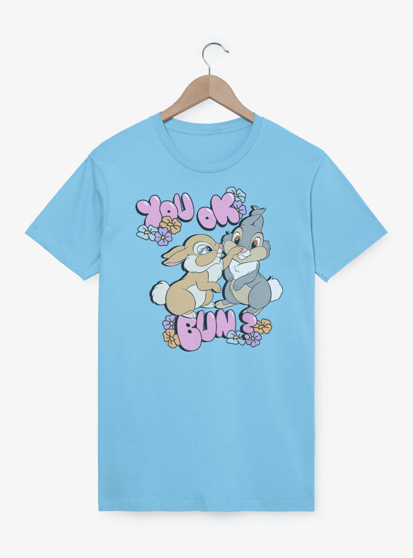 Disney Bambi You Ok Bun Thumper And Miss Bunny T-Shirt - BLUE 