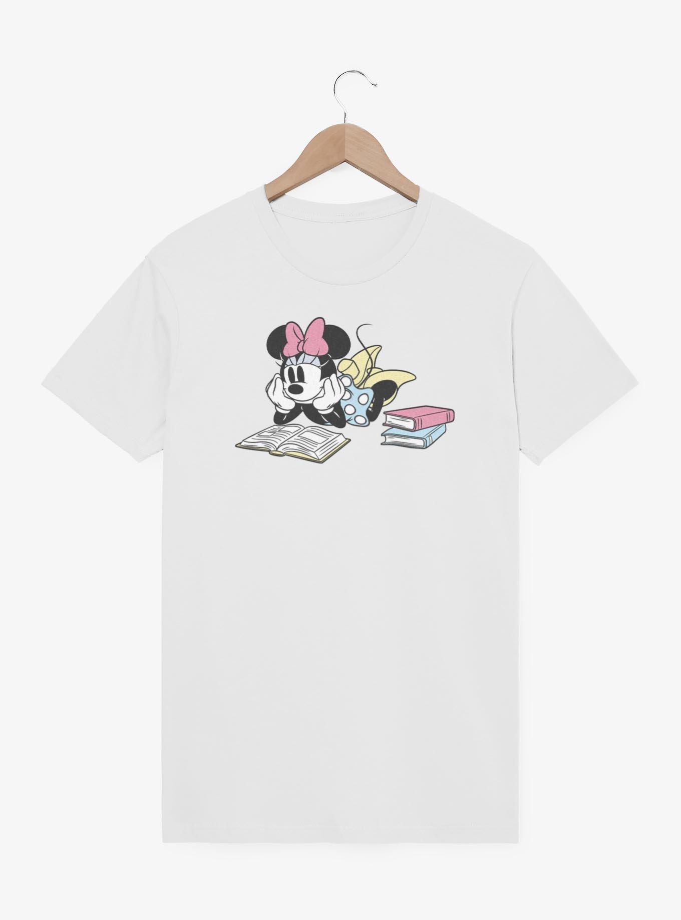 Disney Minnie Mouse Minnie And Books T-Shirt, , hi-res