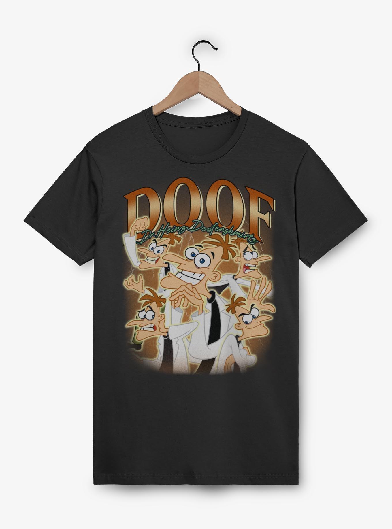 Disney Phineas and Ferb Dr Heinz Doofenshmirtz Doof Collage T-Shirt, , hi-res