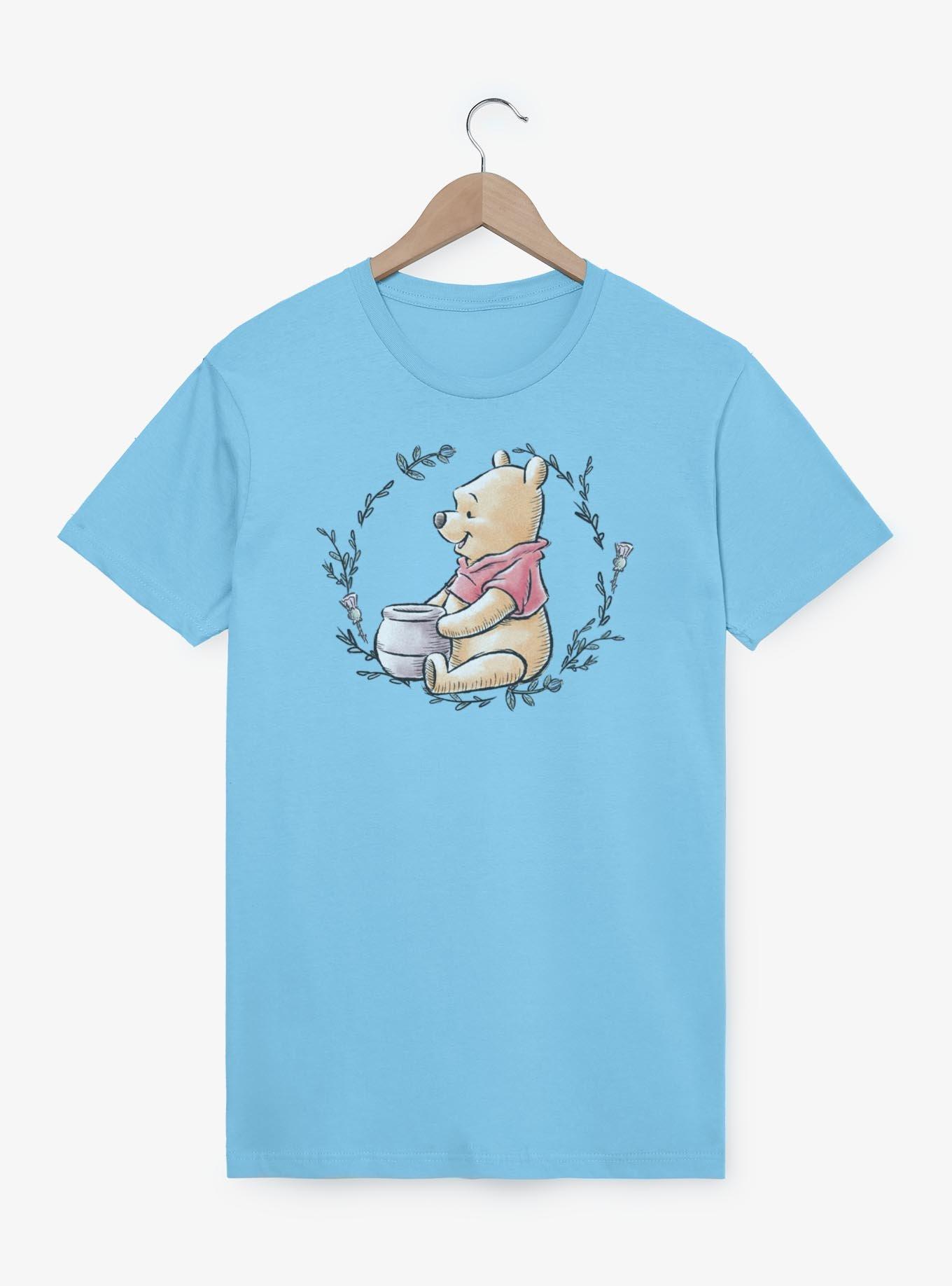 Disney Winnie The Pooh Wreath Pooh Sitting T-Shirt, , hi-res