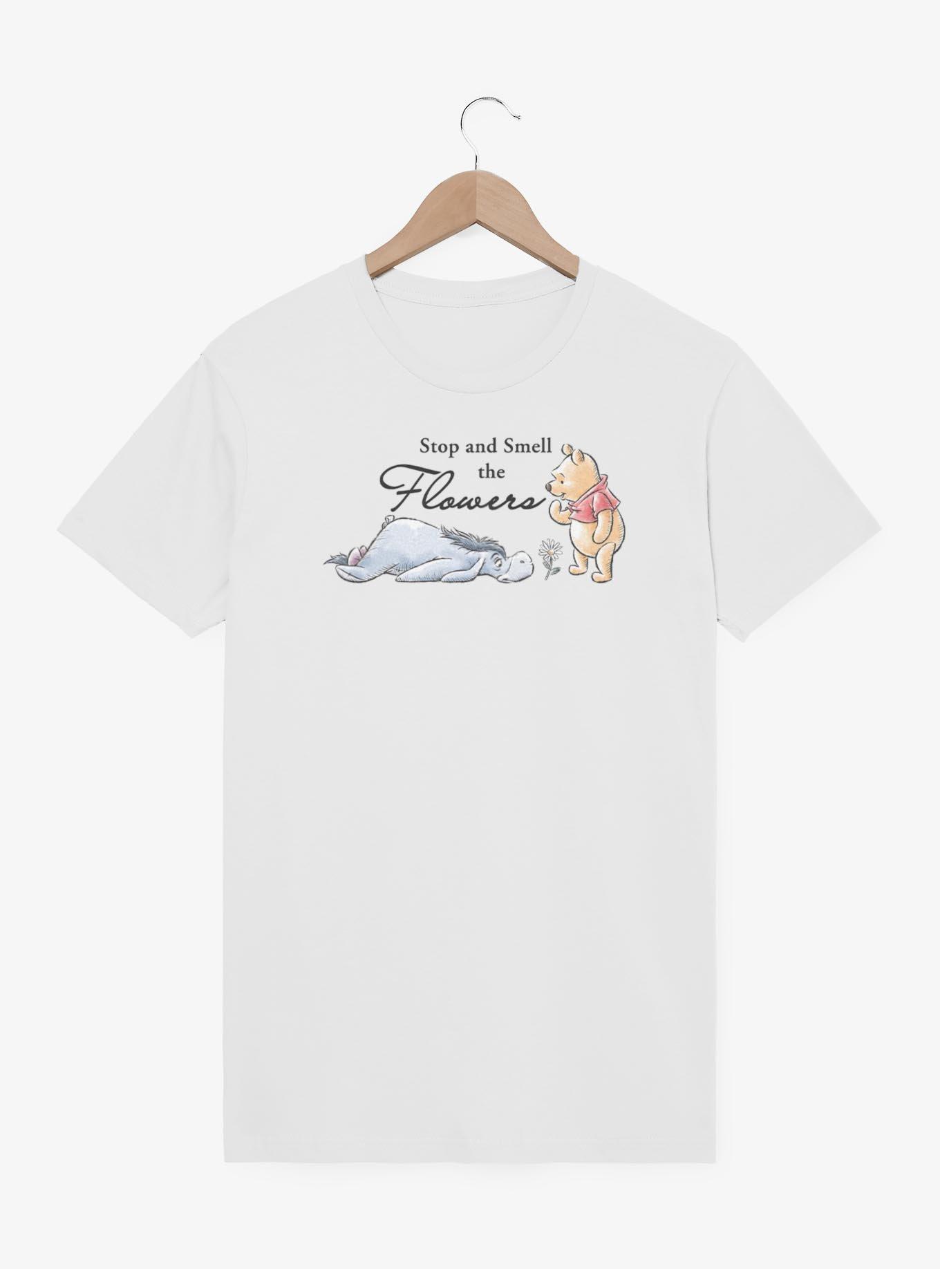Disney Winnie The Pooh & Eeyore Stop And Smell The Flowers T-Shirt, , hi-res