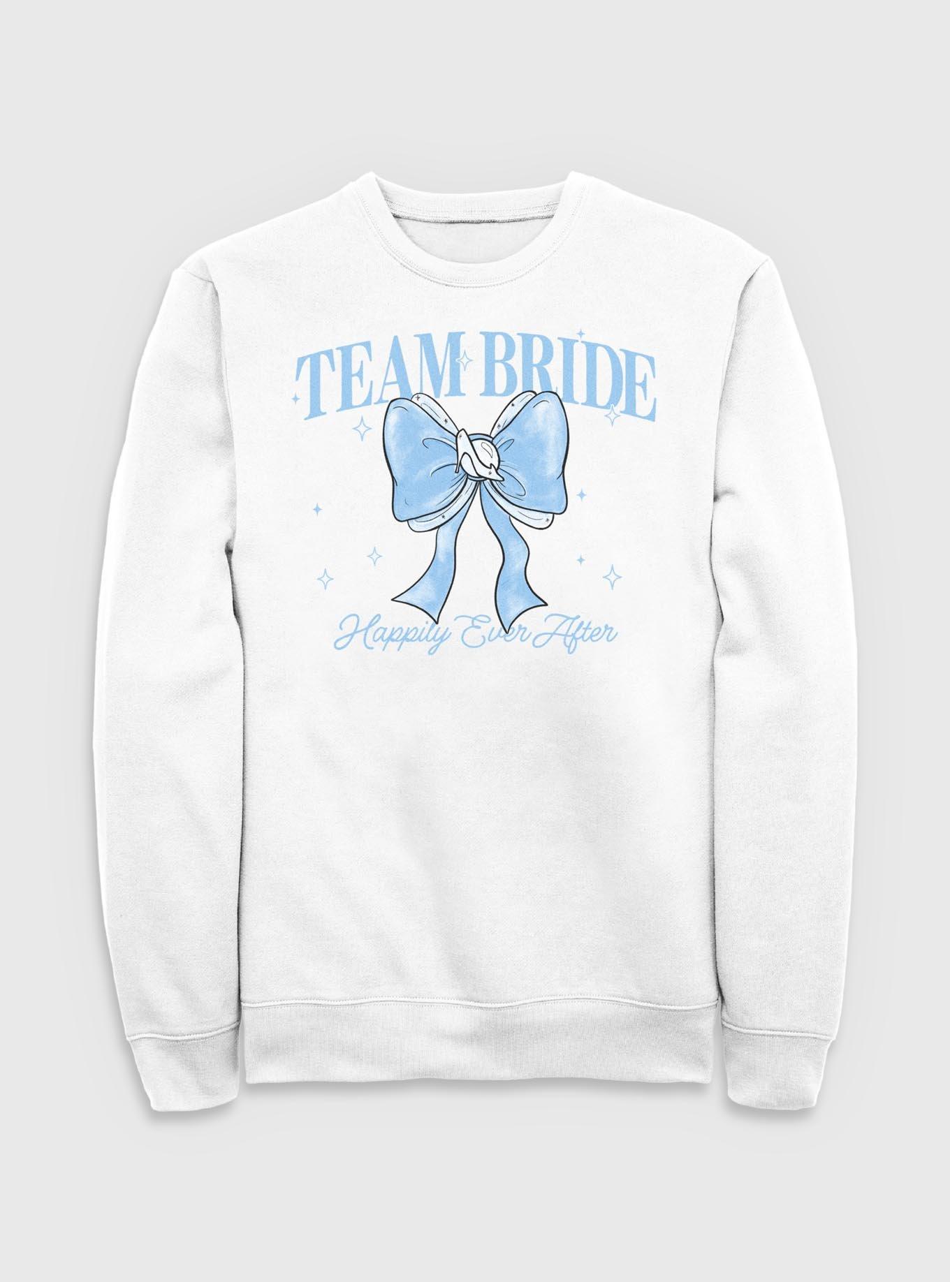 Disney Cinderella Team Bride Bow Sweatshirt, , hi-res