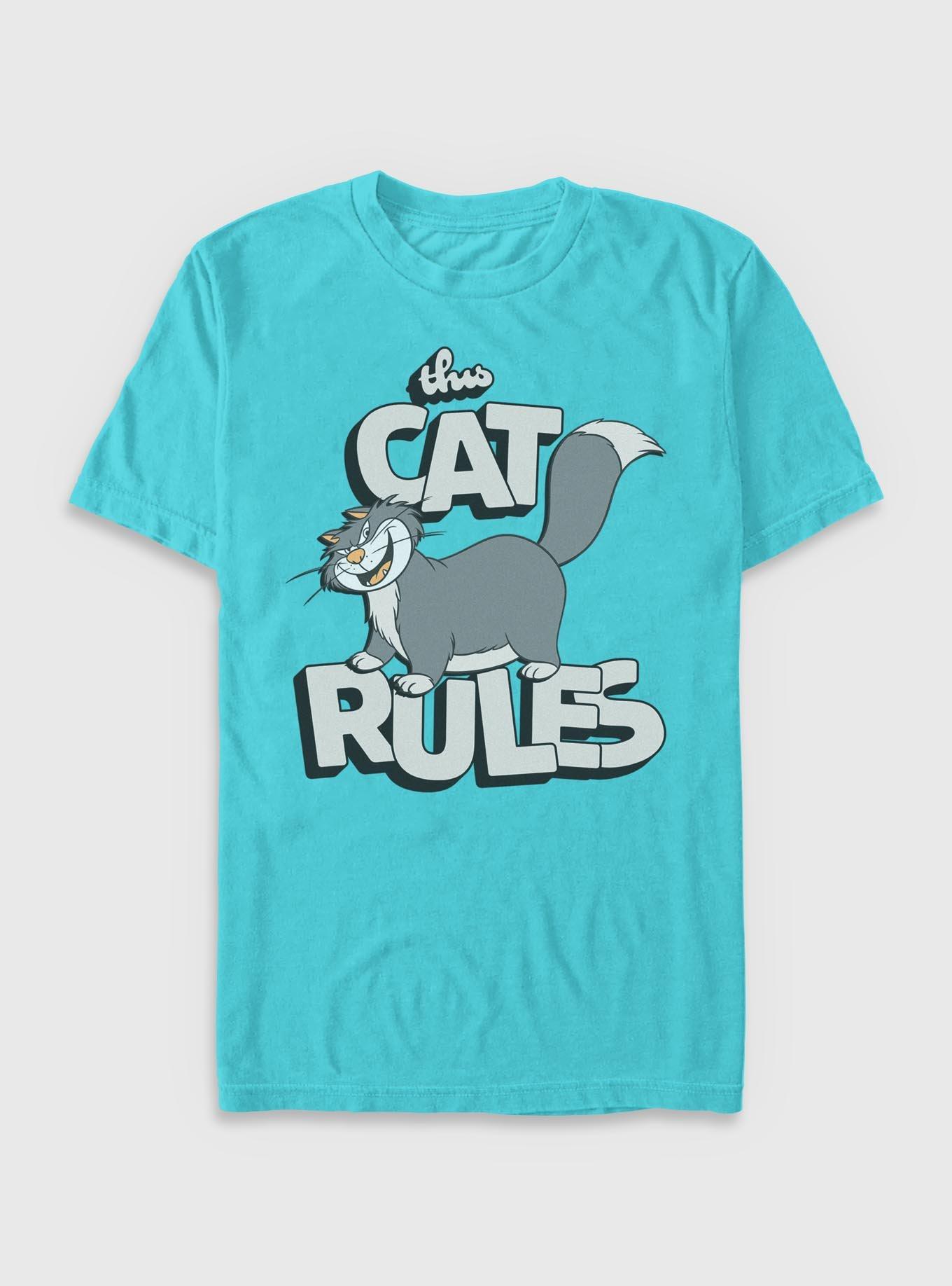 Disney Cinderella Lucifer The Cat Rules T-Shirt, , hi-res