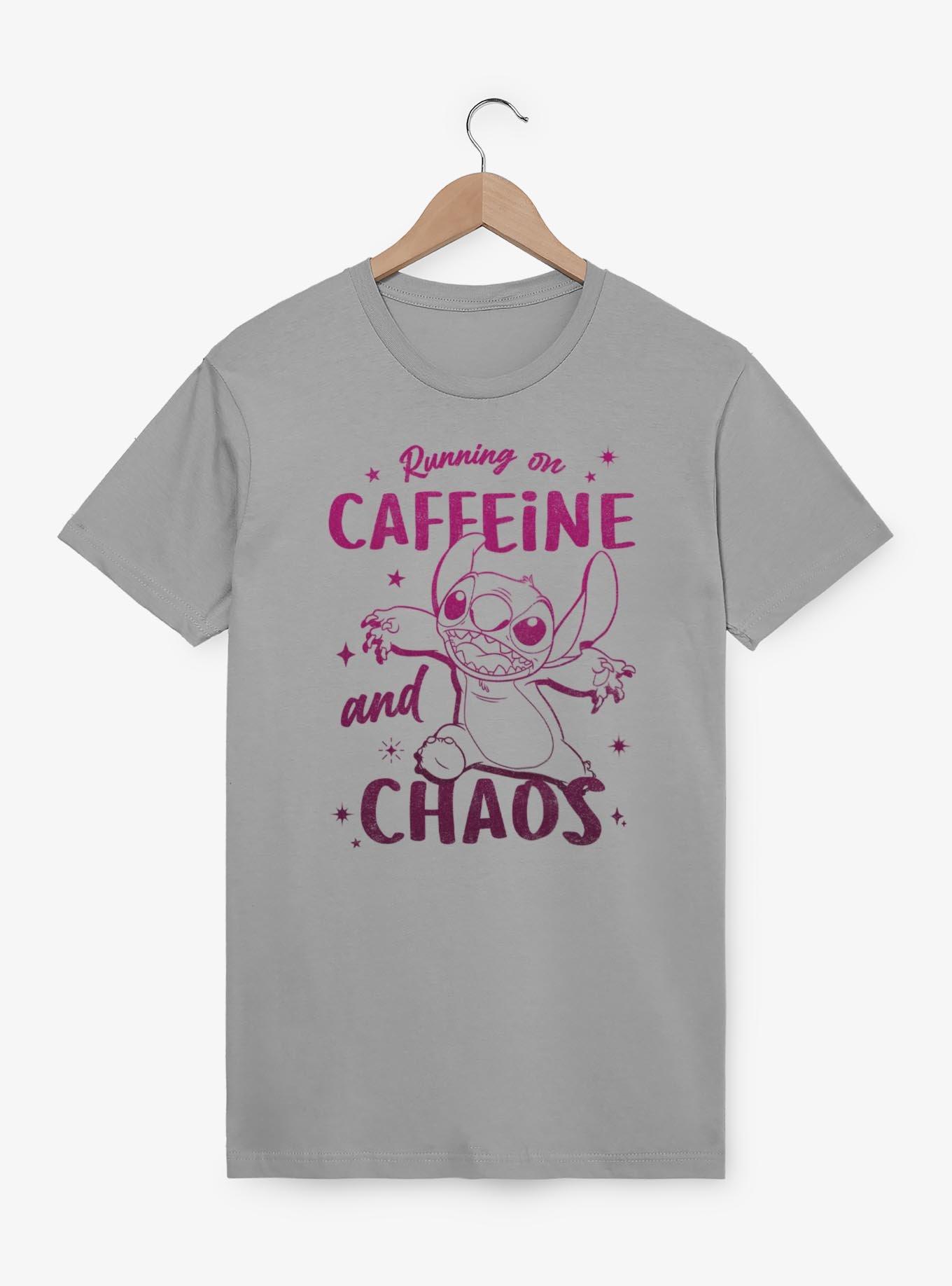 Disney Lilo & Stitch Caffeine And Chaos Stitch T-Shirt, , hi-res