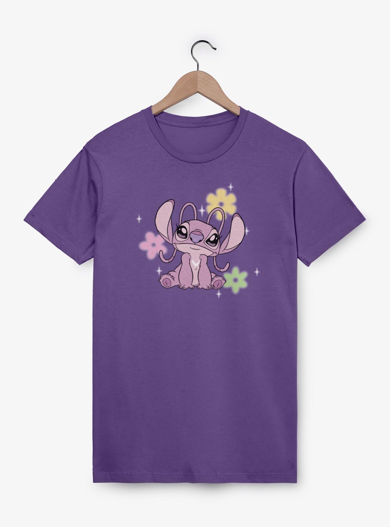 Disney Lilo & Stitch Angel Flowers T-Shirt, , hi-res