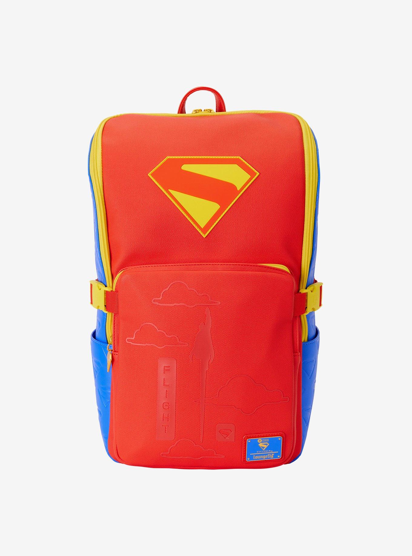 Loungefly DC Comics Superman Colorblock Full-Size Backpack, , hi-res