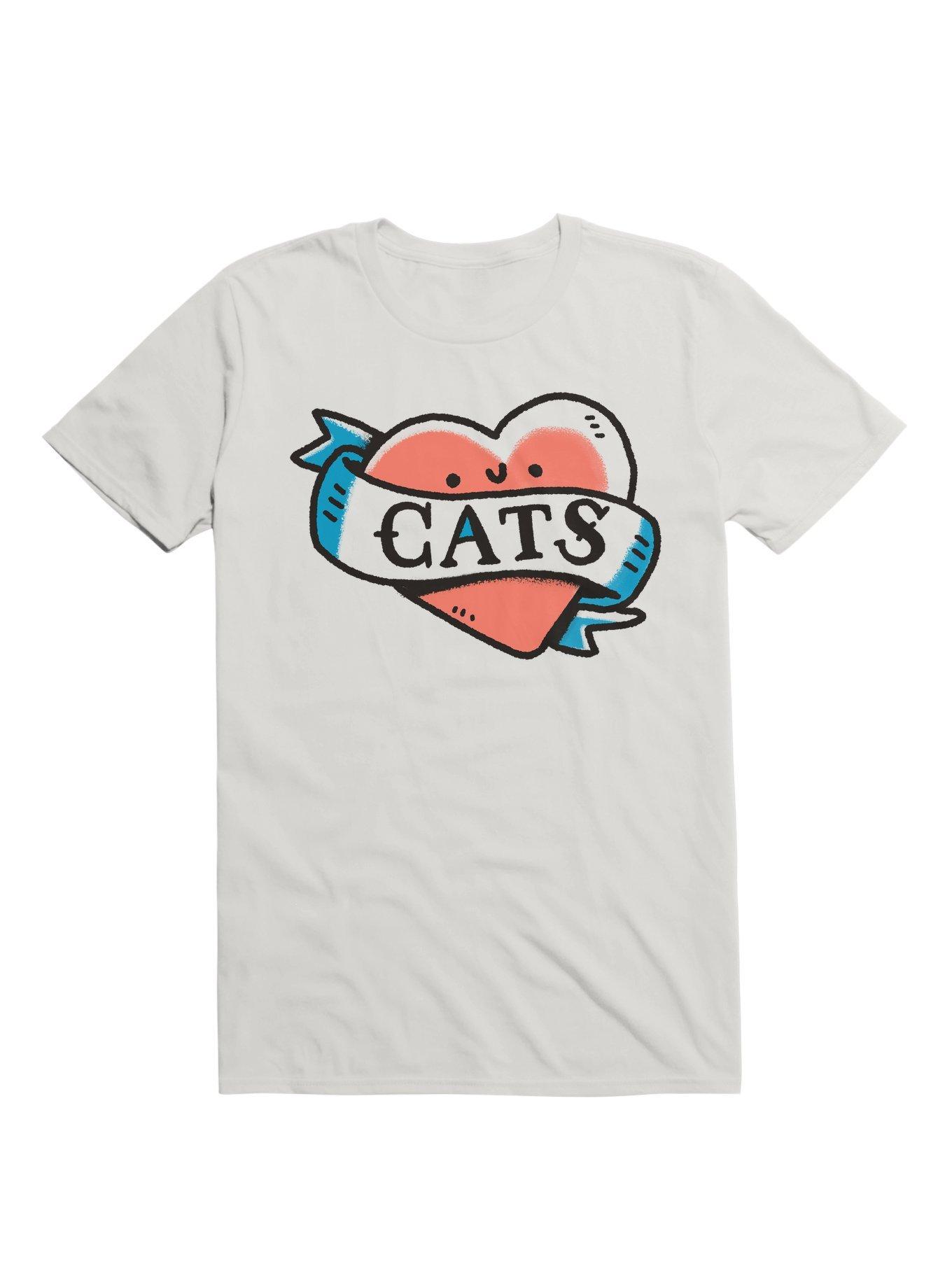 Team Cats Heart T-Shirt, , hi-res