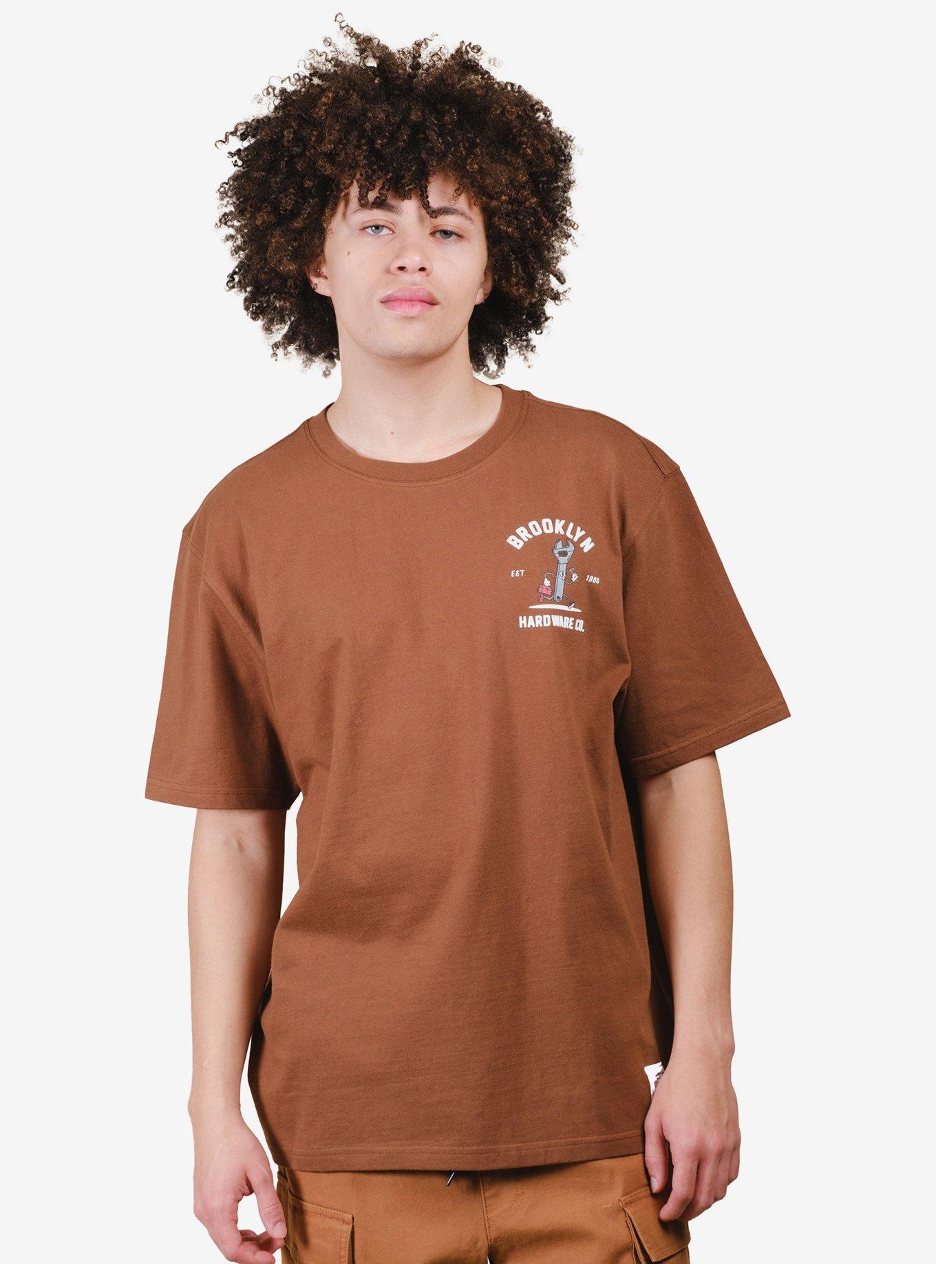 Premium Heavy Weight Hardware Co Tee Brown, , hi-res