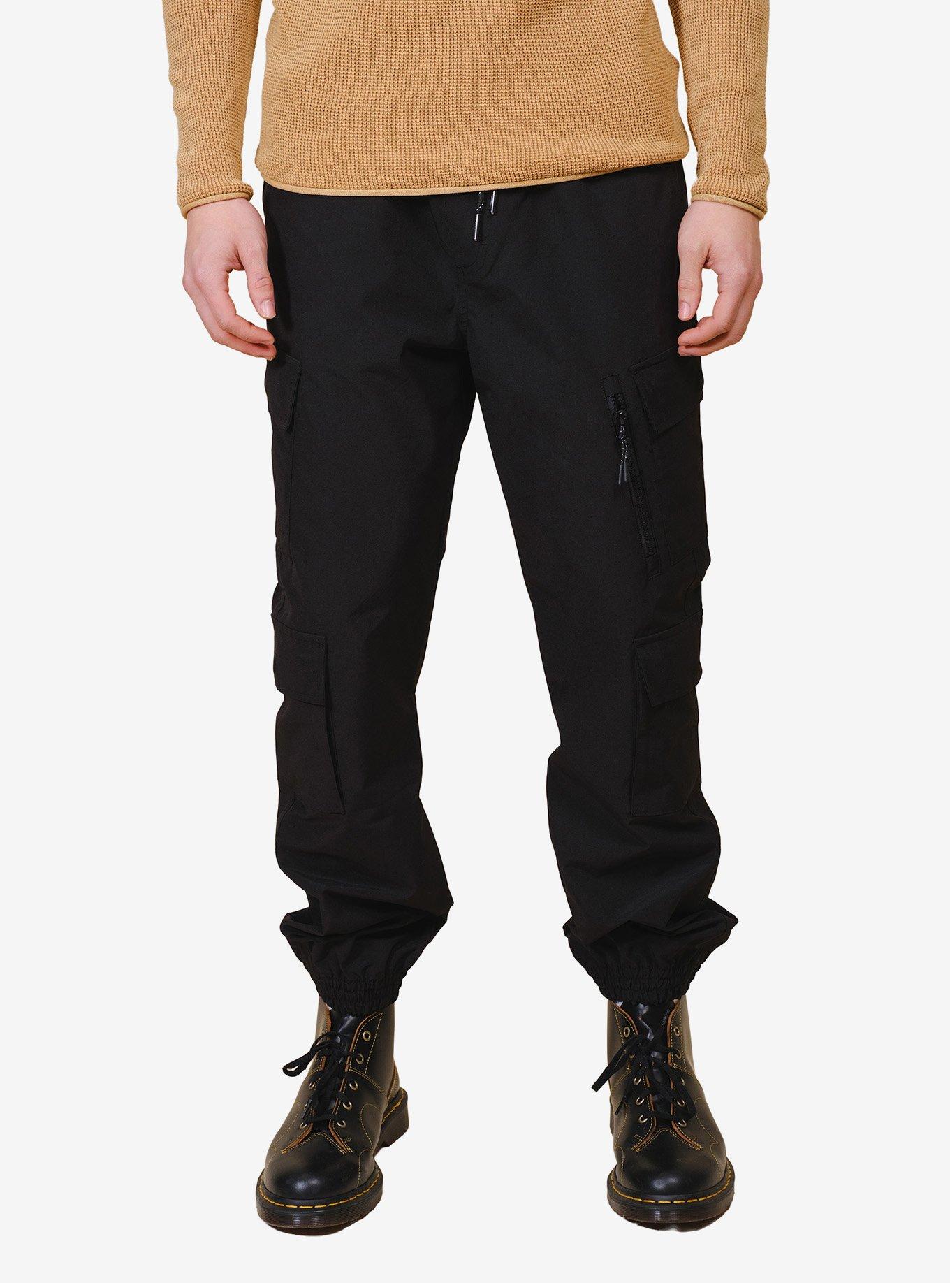 Diagonal Multi Caro Pocket Jogger Black, , hi-res