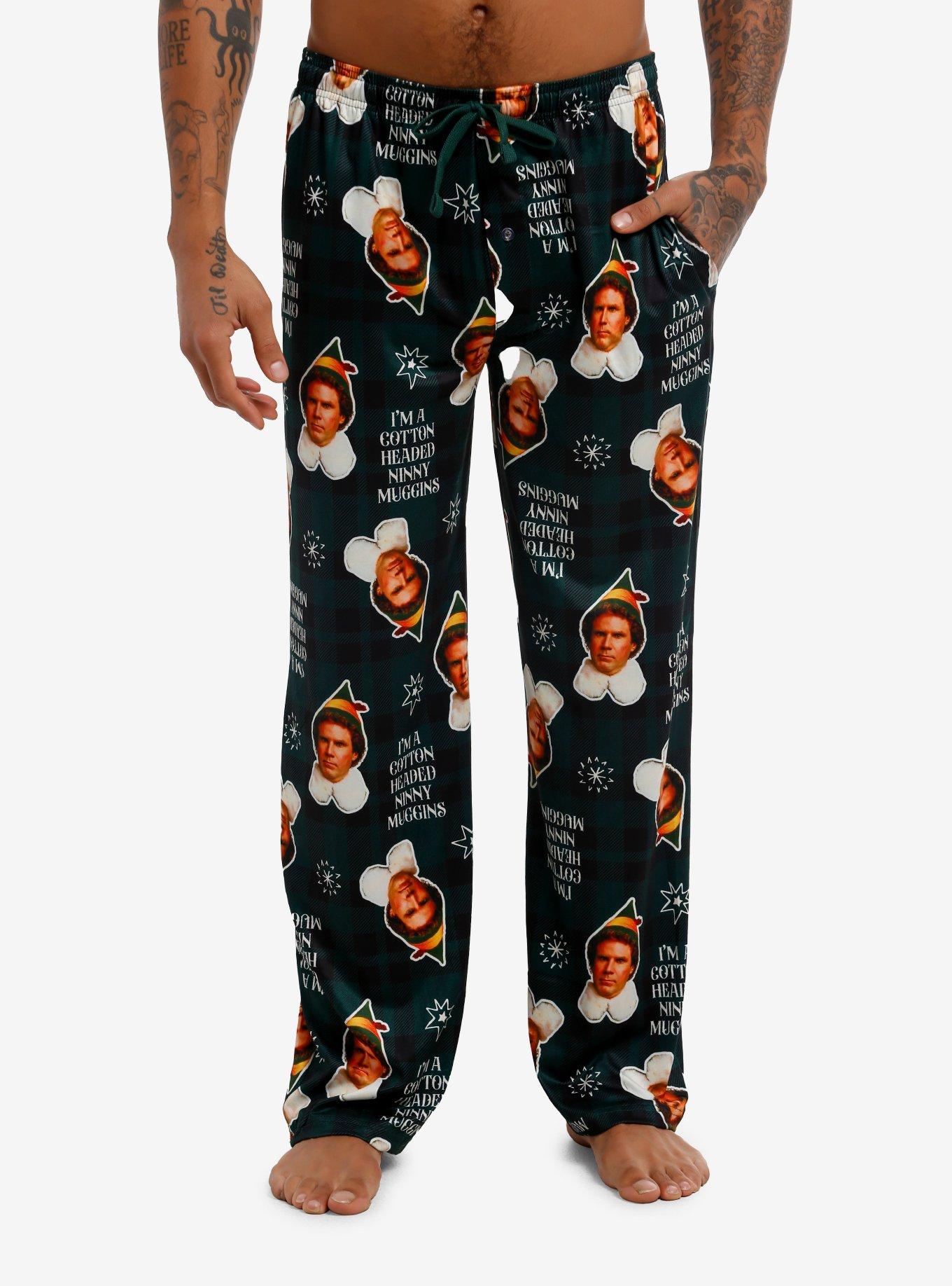 Elf Cotton Headed Ninny Muggins Pajama Pants, , hi-res