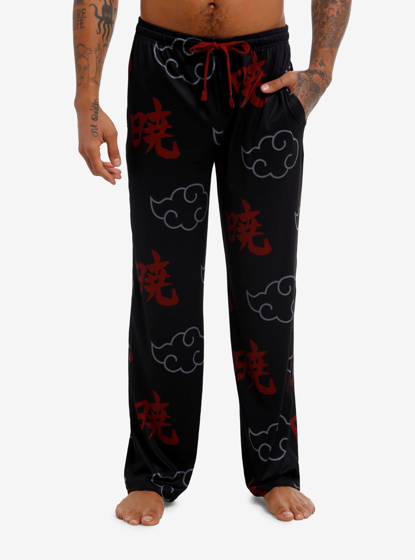 Naruto Shippuden Akatsuki Clouds Pajama Pants, , hi-res