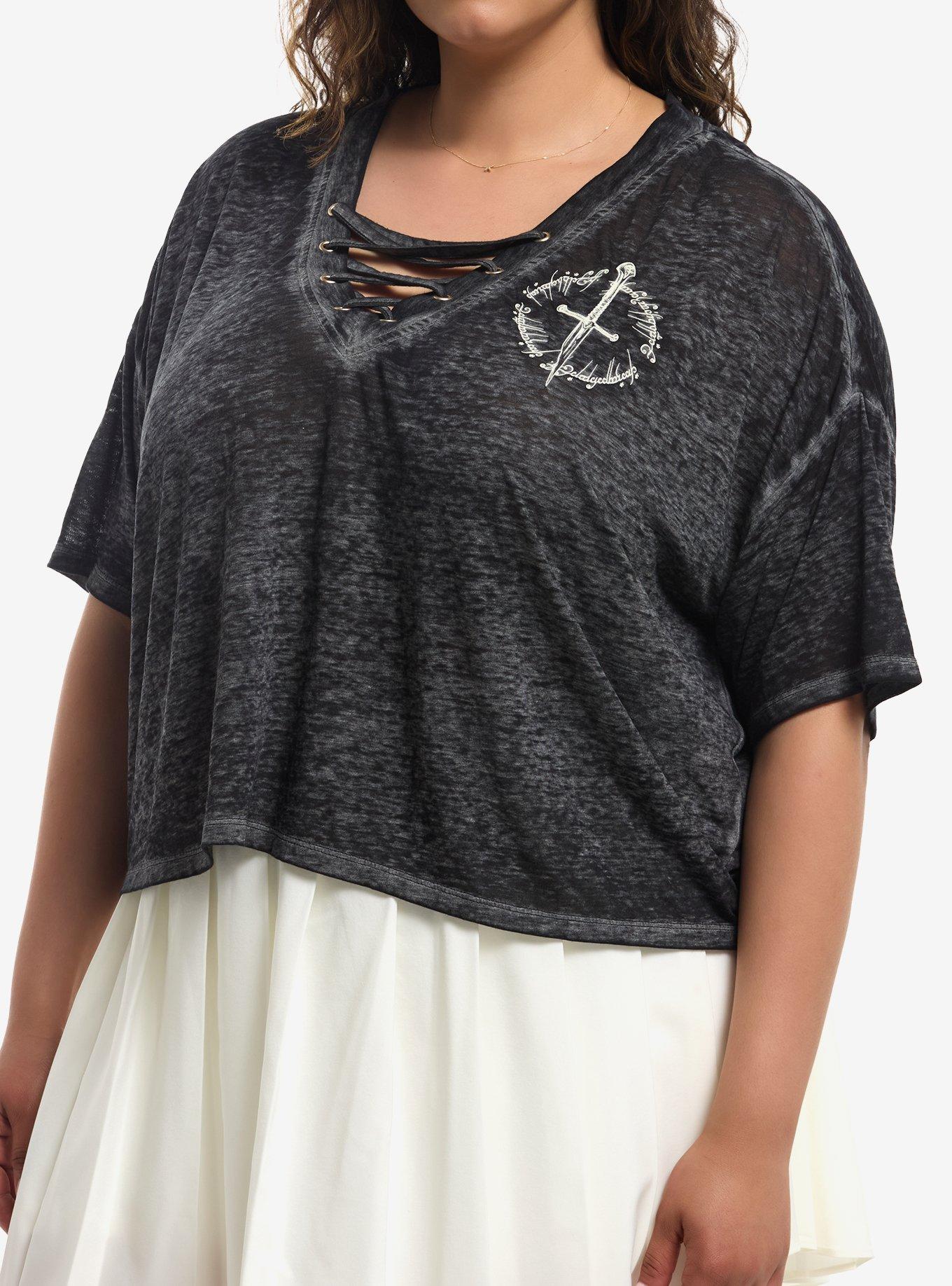 The Lord Of The Rings Doors Of Durin Burnout T-Shirt Plus Size, , hi-res