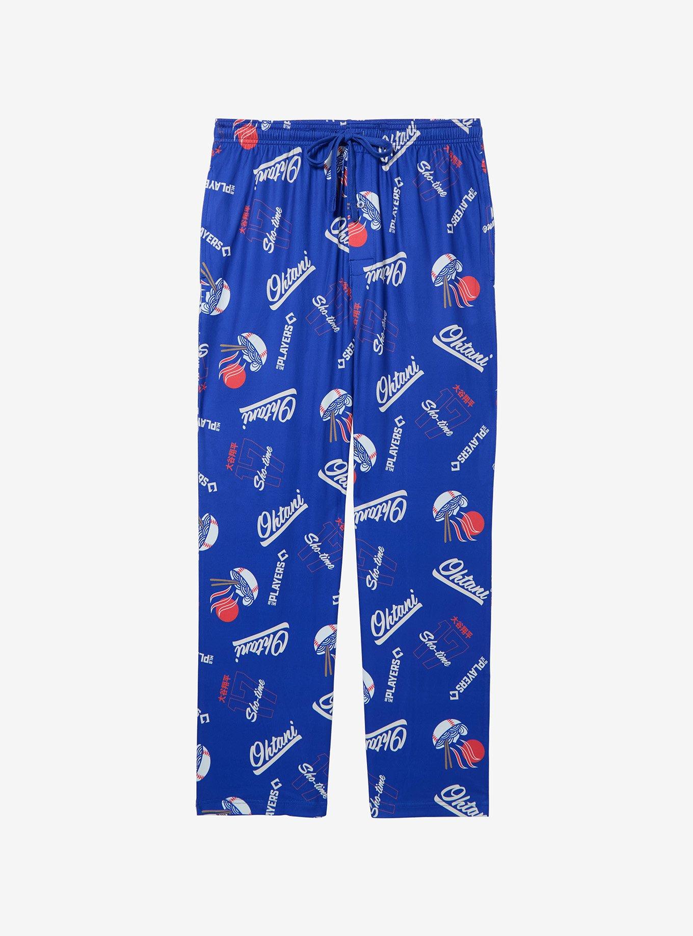 MLB Los Angeles Dodgers Shohei Ohtani Allover Print Sleep Pants — BoxLunch Exclusive, , hi-res
