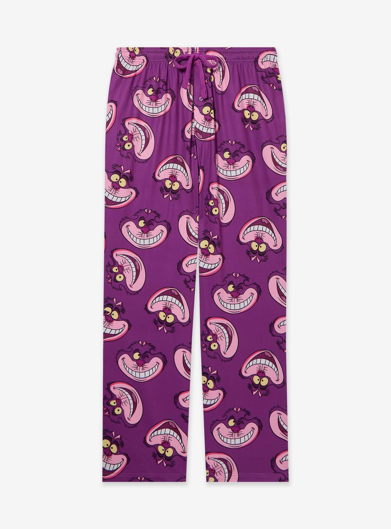 Disney Alice in Wonderland Cheshire Cat Allover Print Sleep Pants - BoxLunch Exclusive, , hi-res