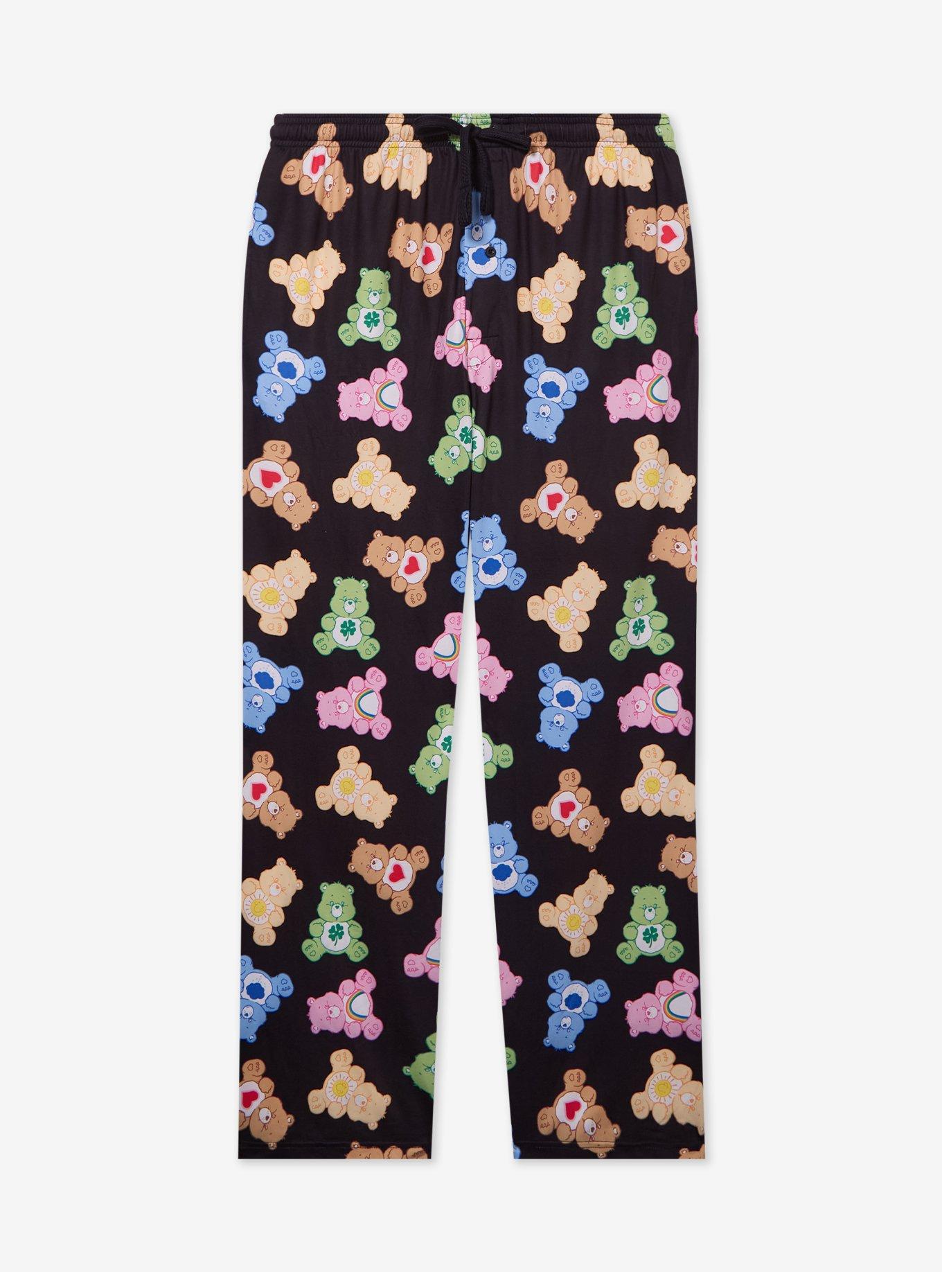 Care Bears Allover Print Black Sleep Pants, , hi-res