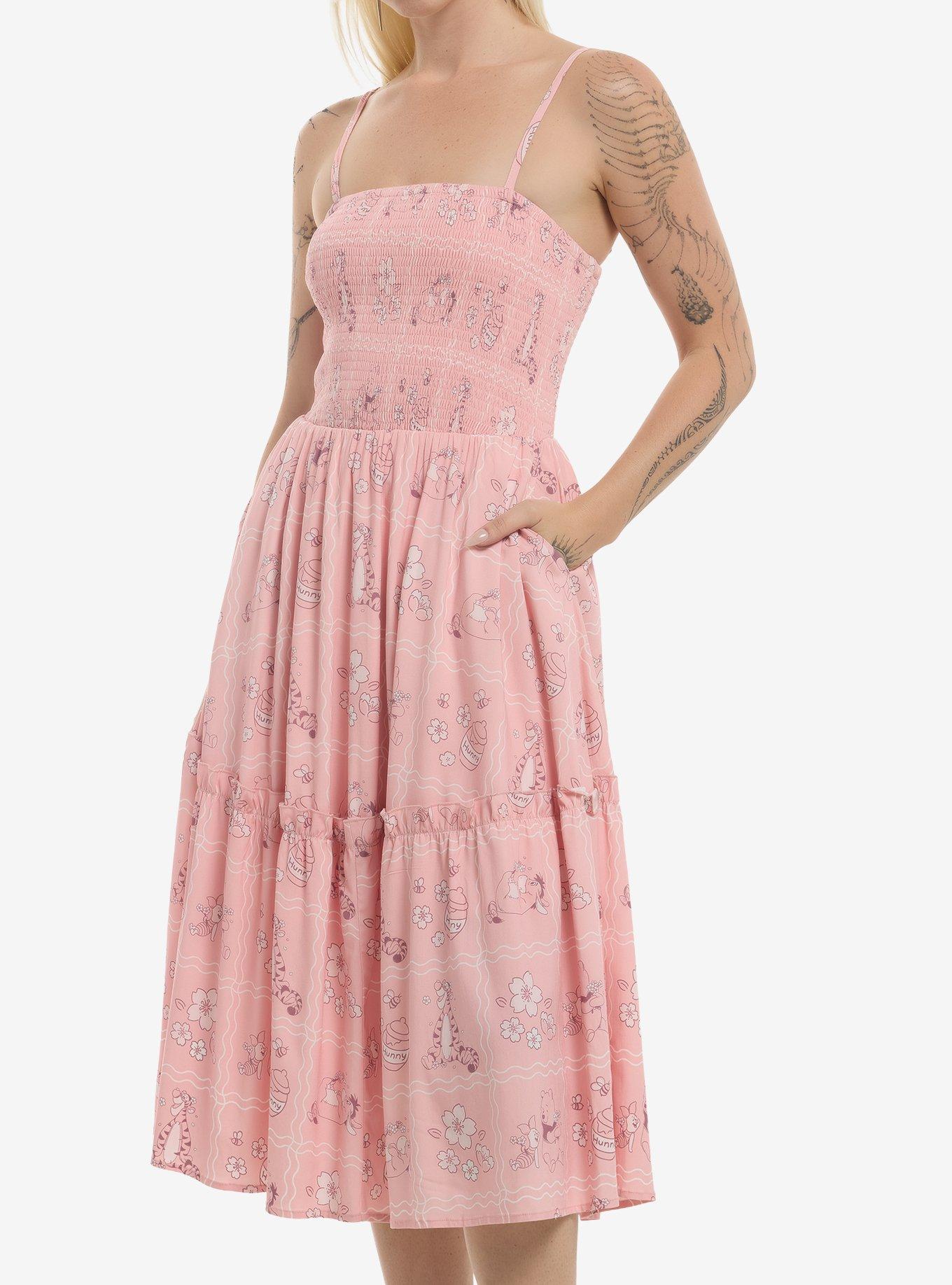 Her Universe Disney Winnie The Pooh Spring Midi Dress, , hi-res