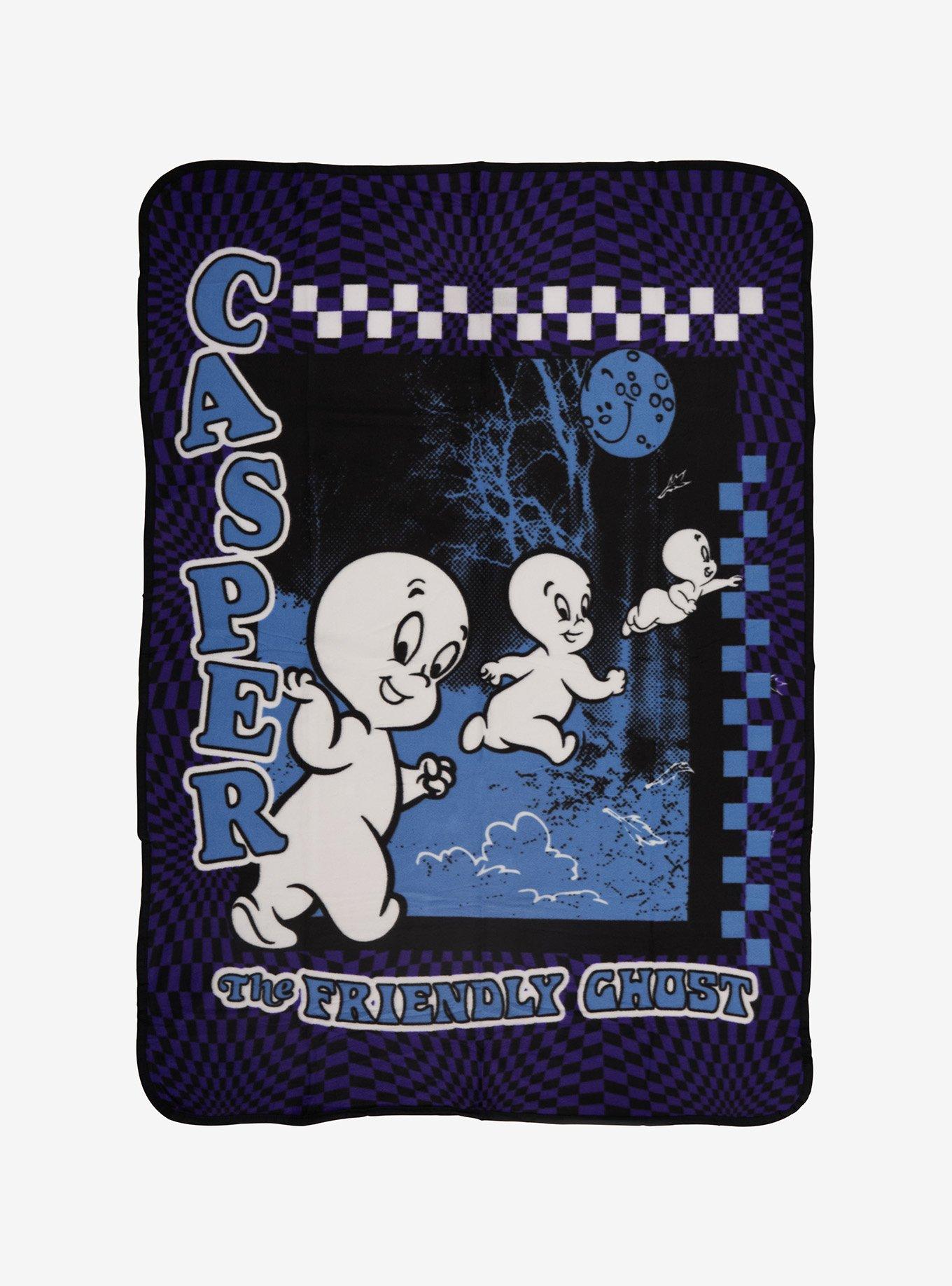 Casper The Friendly Ghost Checkered Throw Blanket, , hi-res