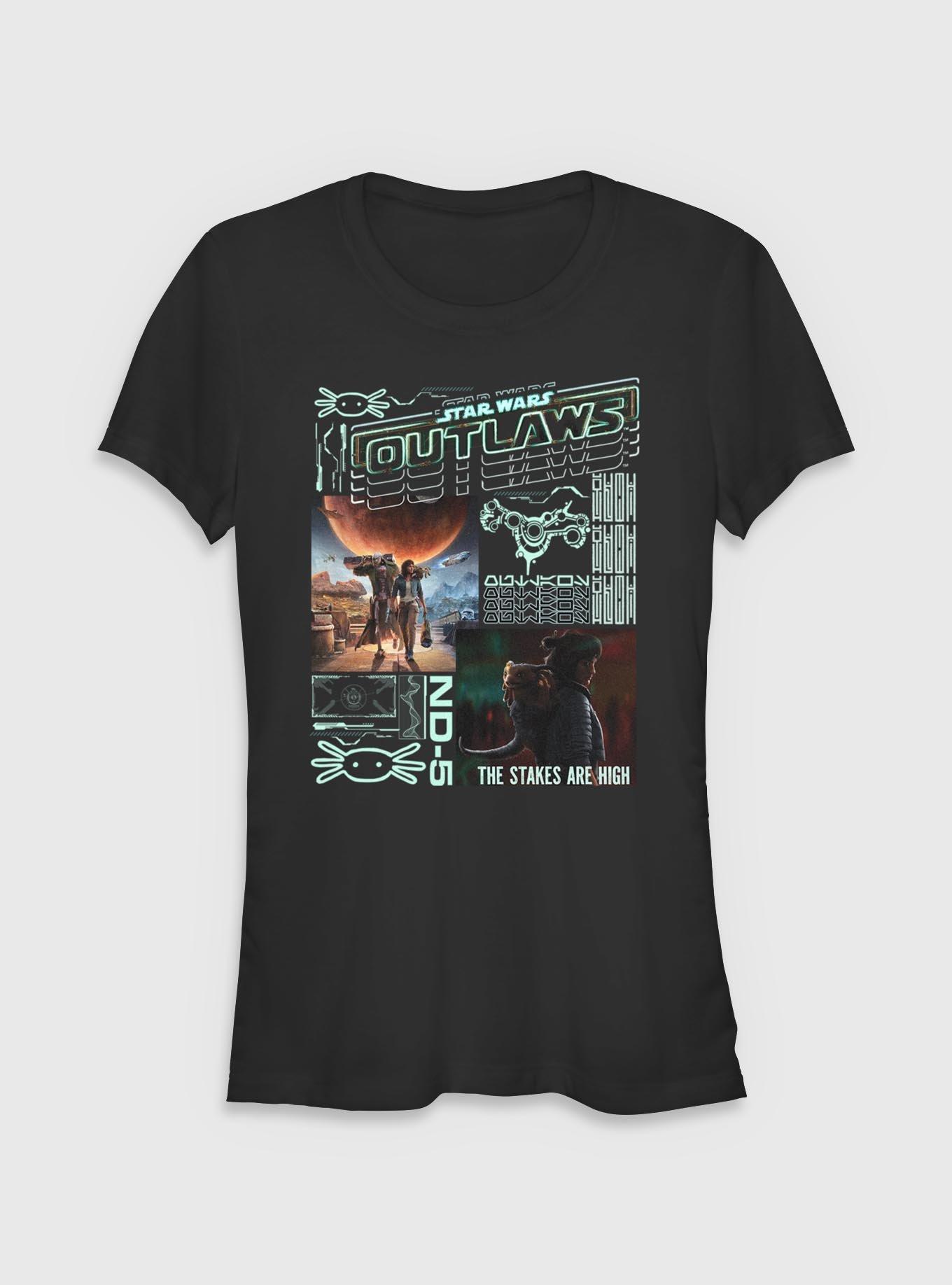 Star Wars: Outlaws Street Outlaws Girls T-Shirt, BLACK, hi-res