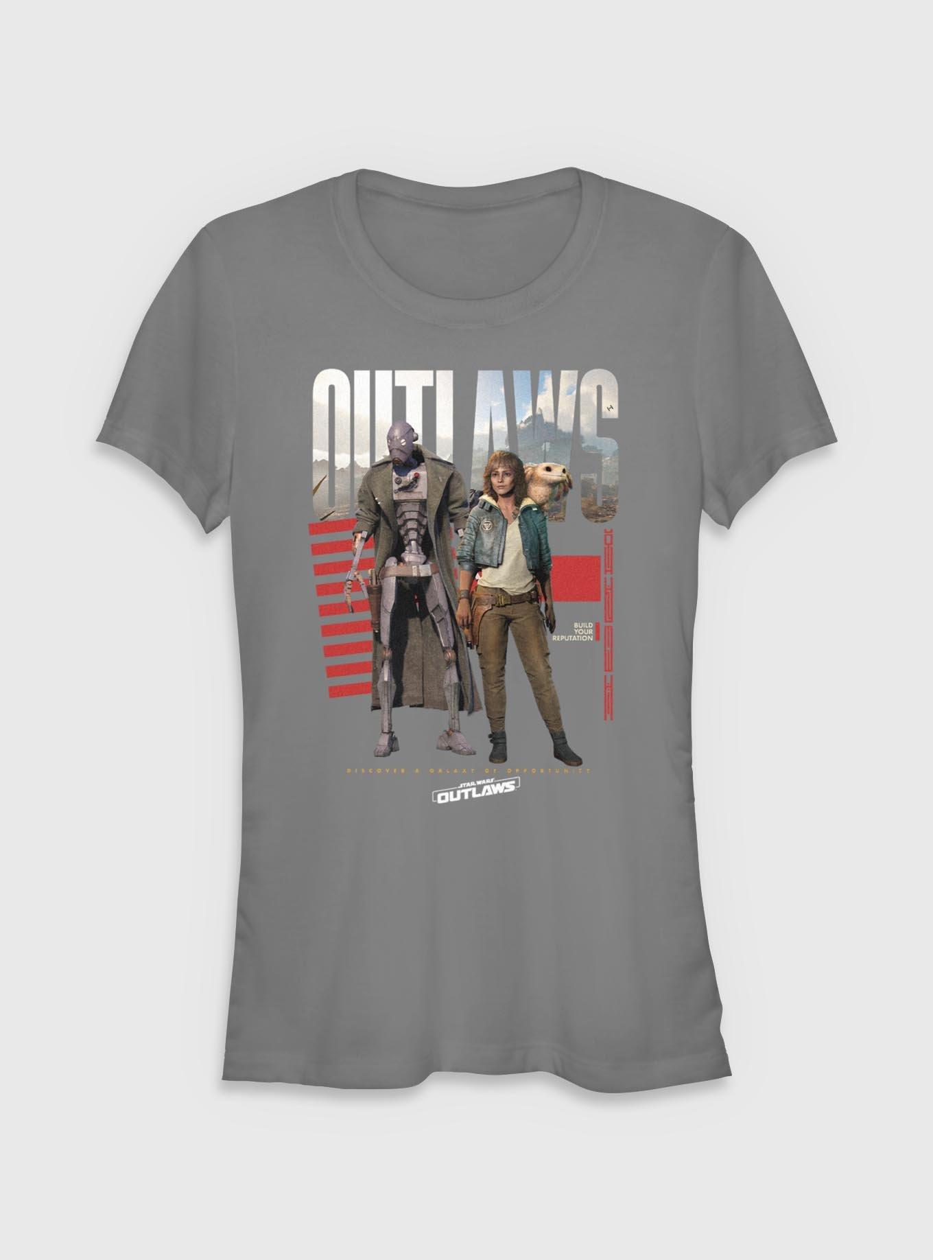 Star Wars: Outlaws On The Lamb Girls T-Shirt, CHARCOAL, hi-res