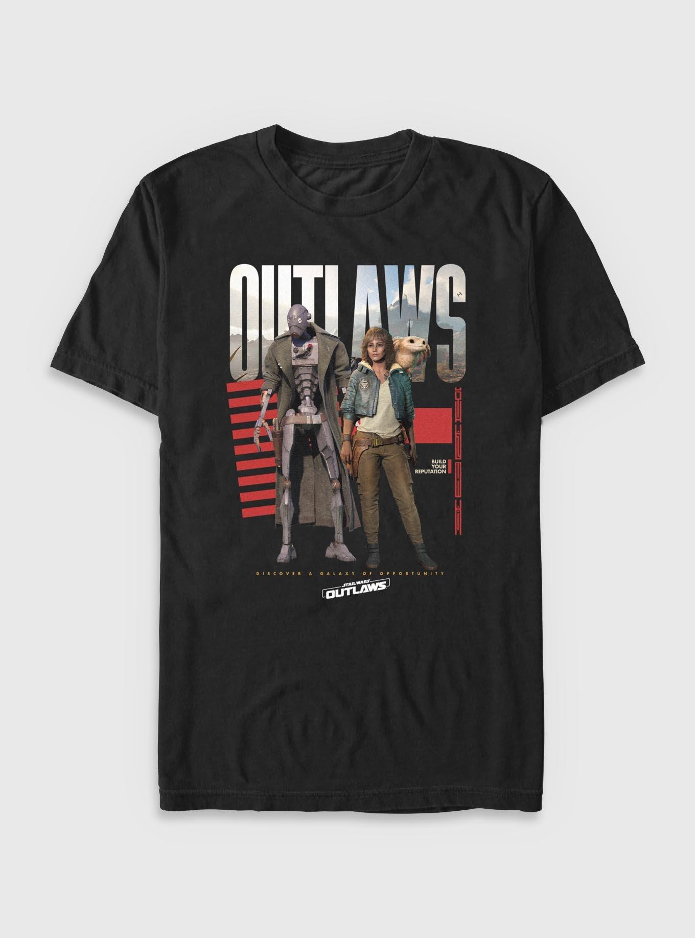 Star Wars: Outlaws On The Lamb T-Shirt, BLACK, hi-res