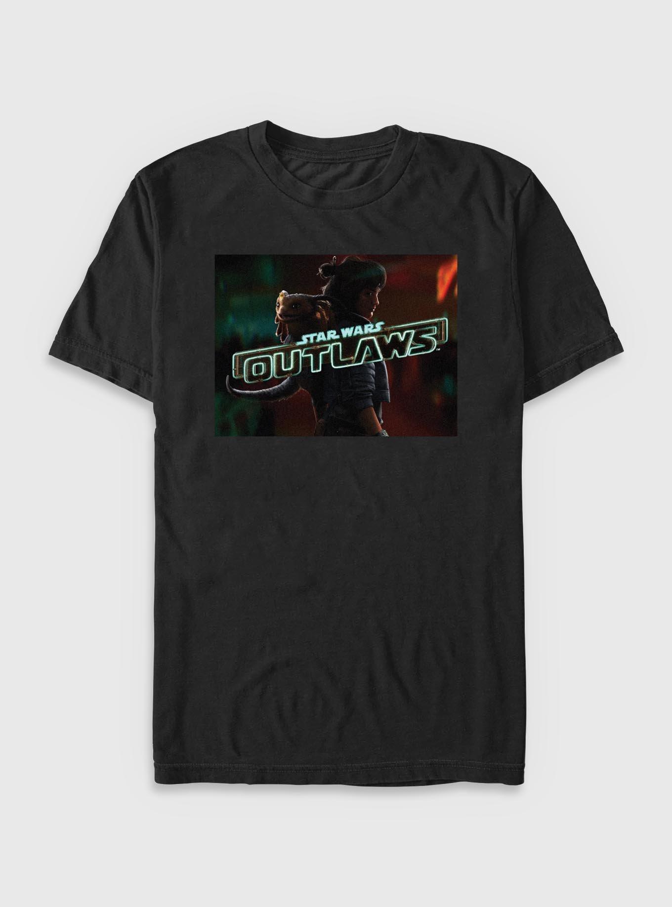 Star Wars: Outlaws Nix & Kay Vess T-Shirt, BLACK, hi-res