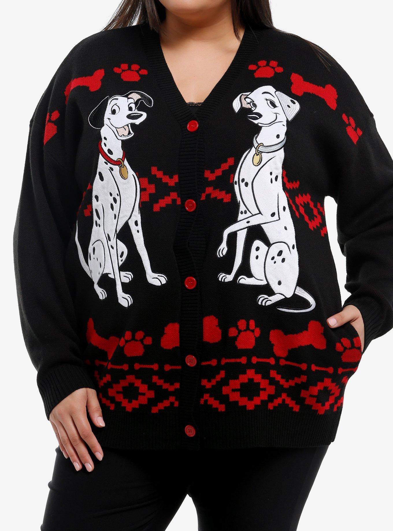 Her Universe Disney 101 Dalmatians Pongo & Perdita Girls Cardigan Plus Size, , hi-res