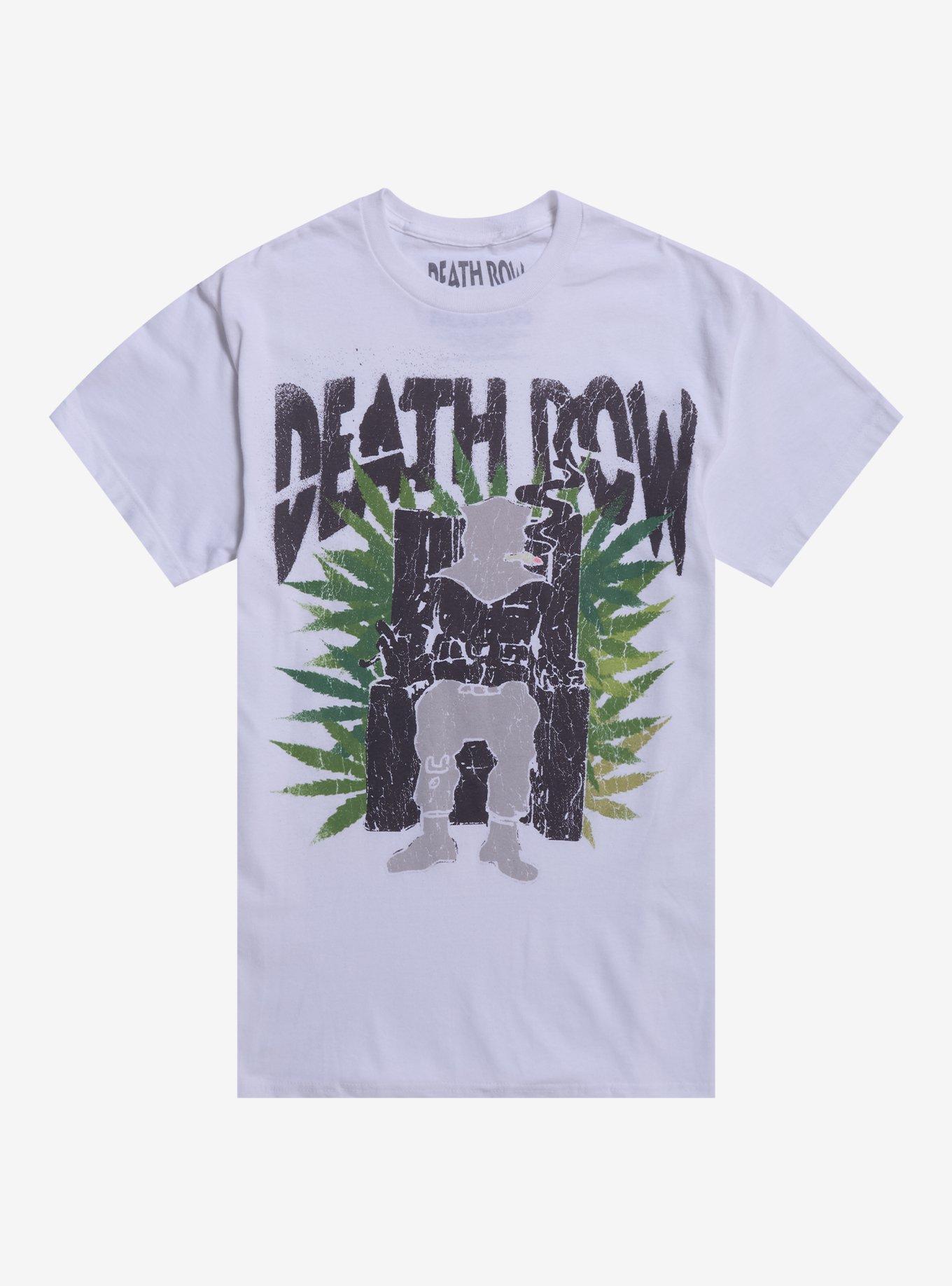 Death Row Records Green Leave Electric Chair T-Shirt, , hi-res