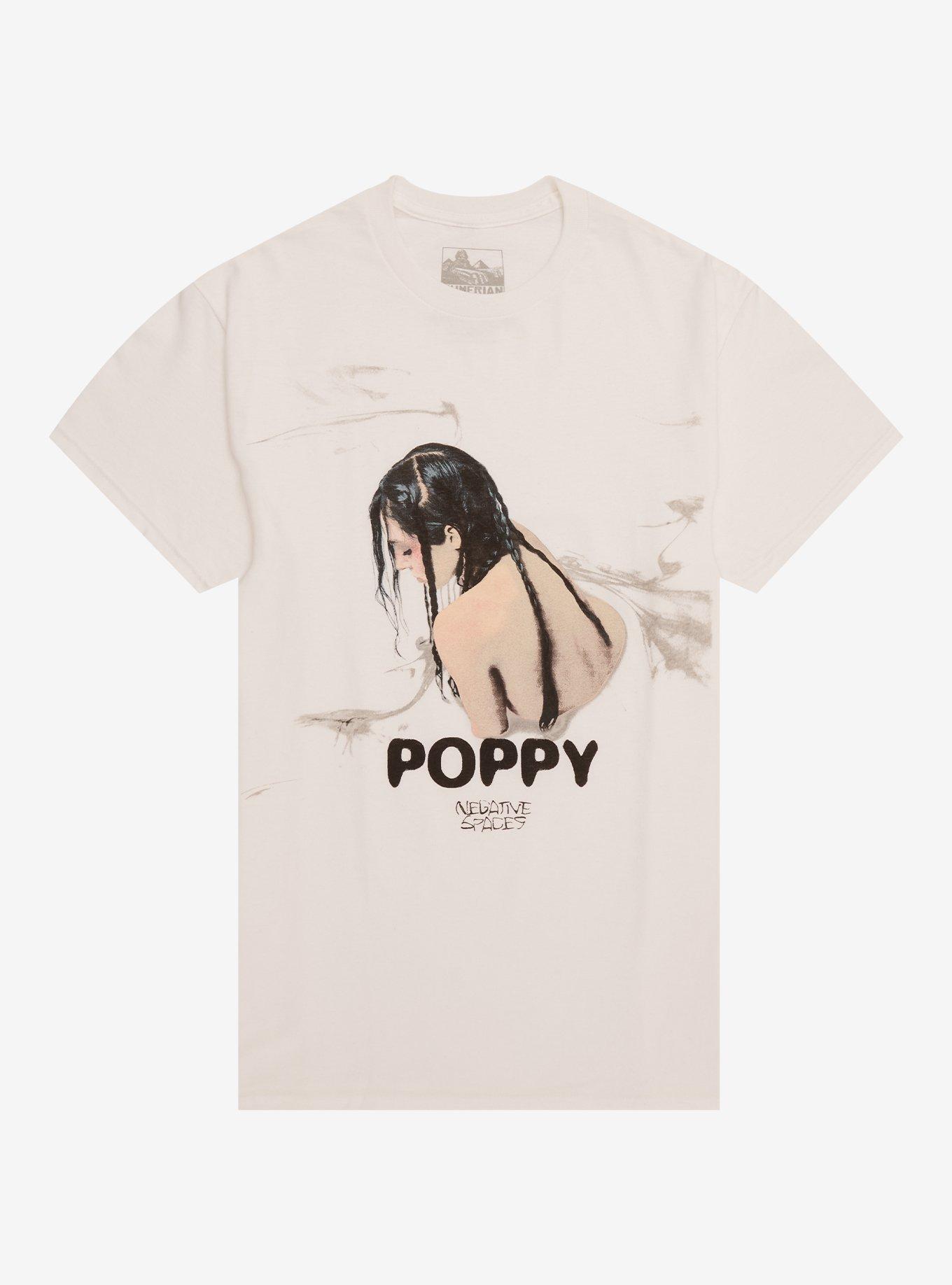 Poppy Negative Spaces Album Cover T-Shirt, , hi-res