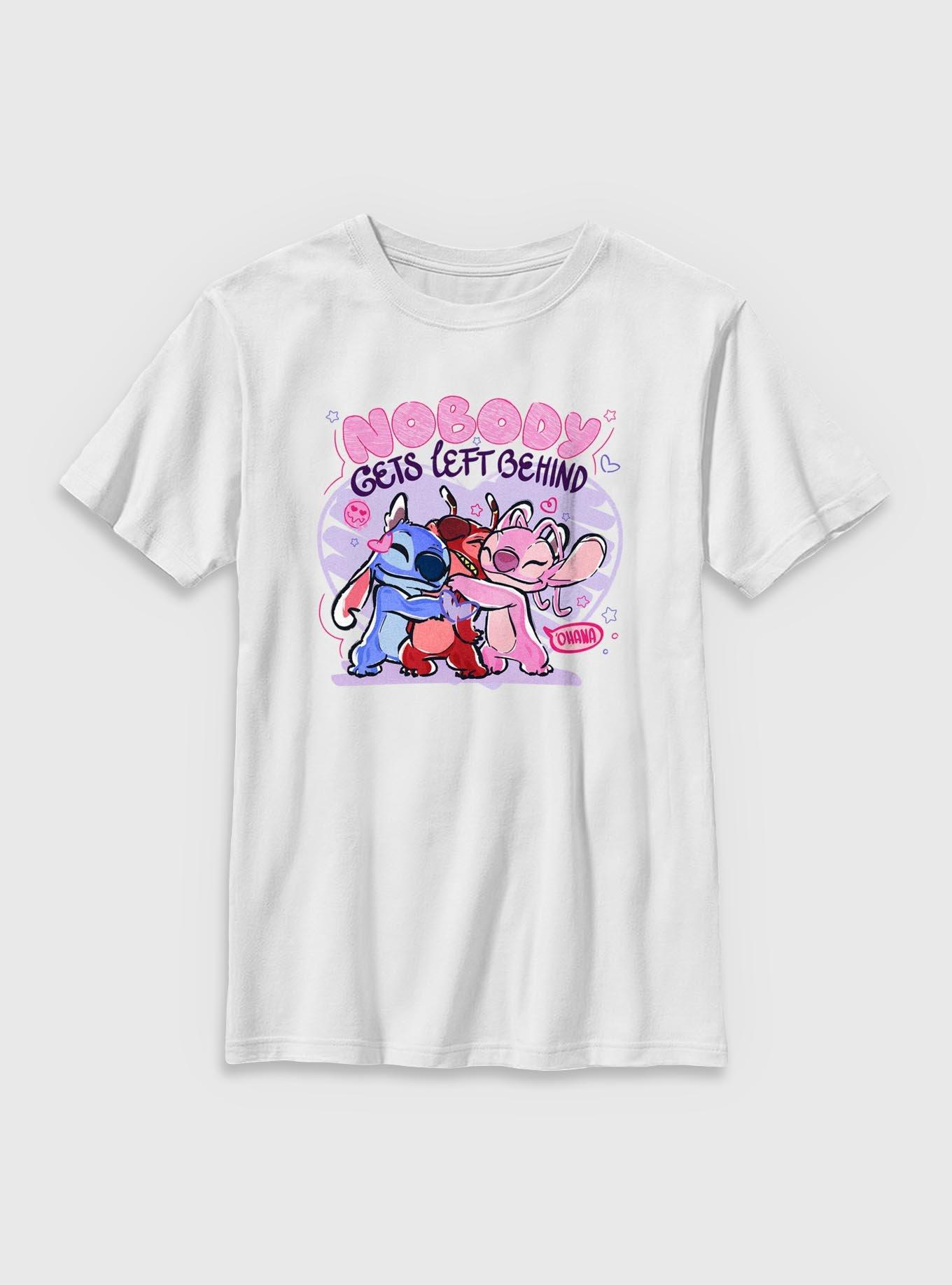 Disney Lilo & Stitch Nobody Gets Left Behind Youth T-Shirt, , hi-res