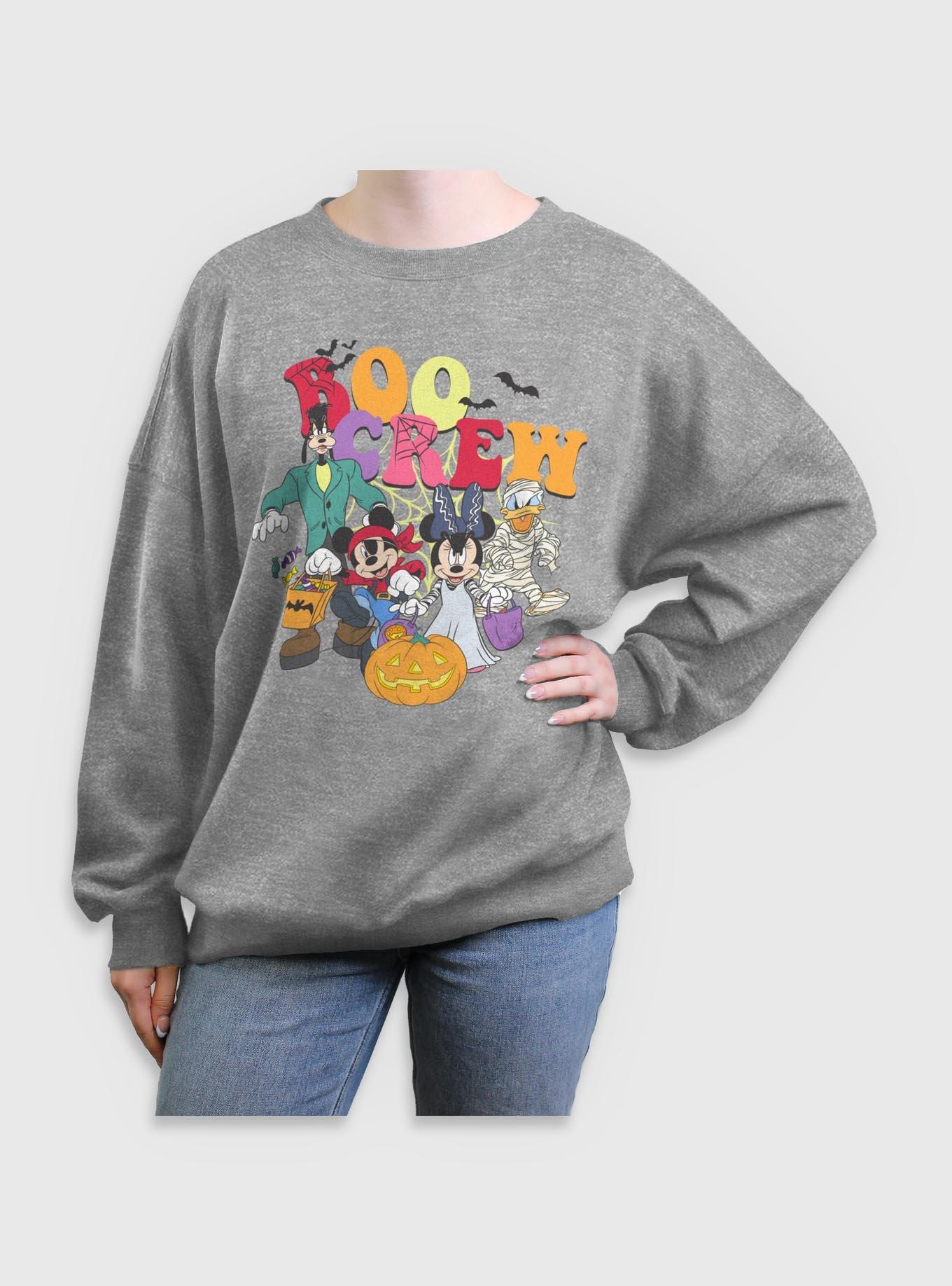 Disney Mickey Mouse & Friends Boo Crew Womens Oversized Sweatshirt, , hi-res