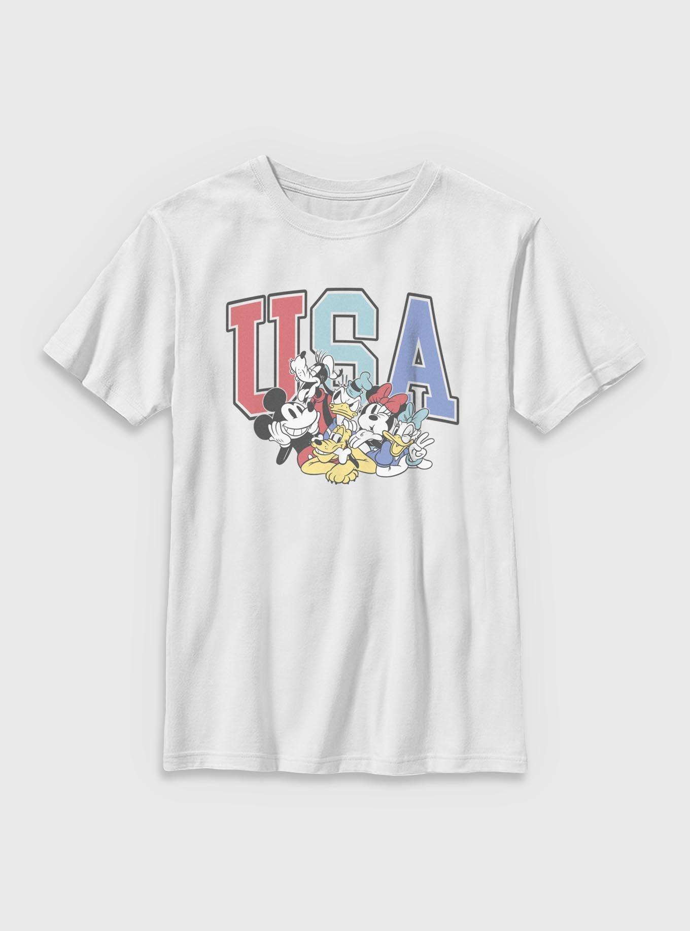 Disney Mickey Mouse USA Friends Youth T-Shirt, , hi-res