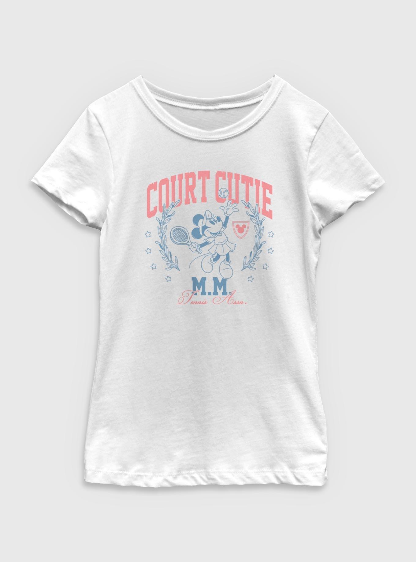 Disney Minnie Mouse Court Cutie Tennis Youth Girls T-Shirt, , hi-res
