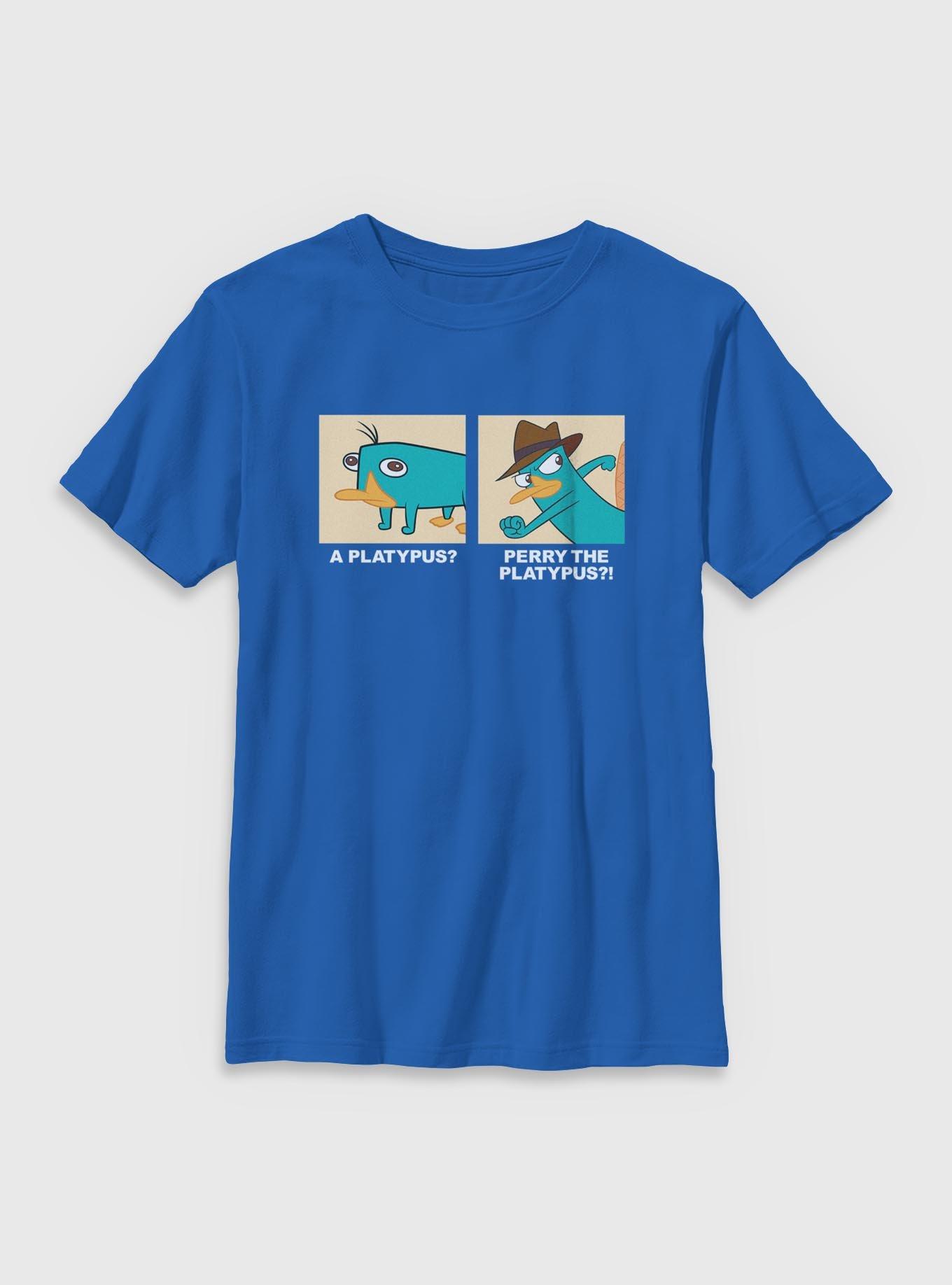 Disney Phineas and Ferb Who Is The Platypus Youth T-Shirt, , hi-res