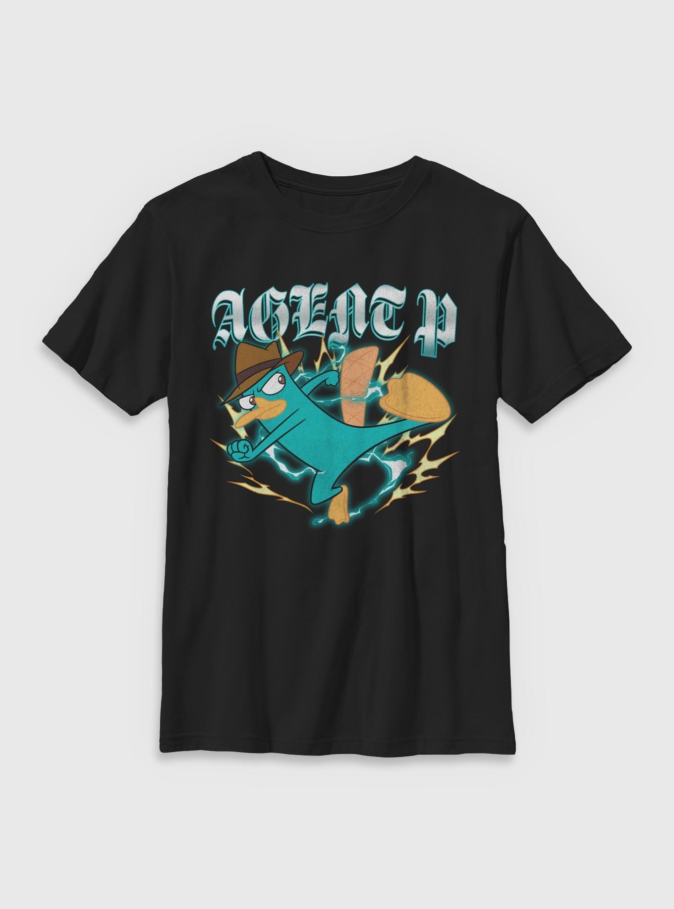 Disney Phineas and Ferb Agent P Kick Youth T-Shirt, , hi-res