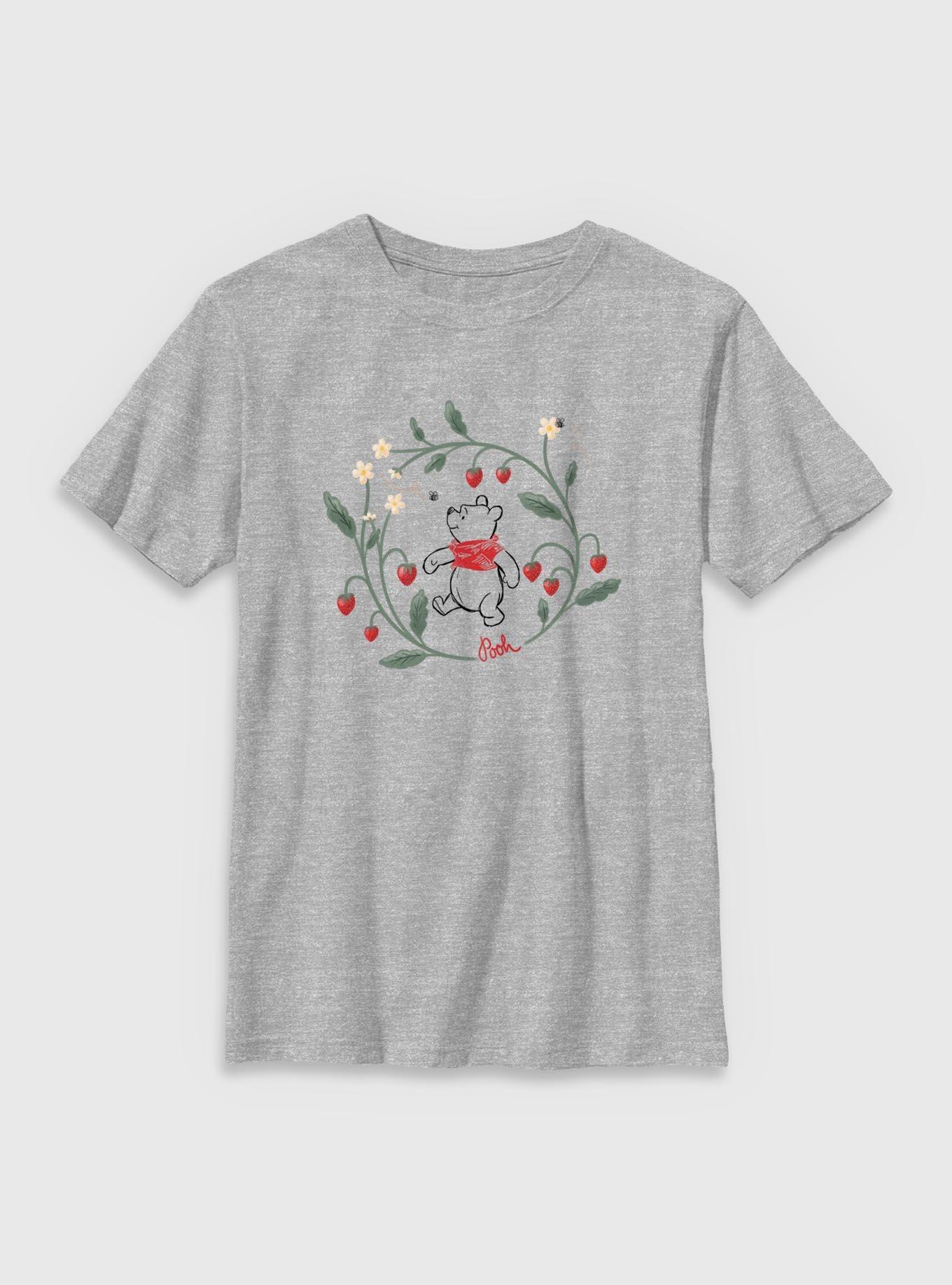 Disney Winnie The Pooh Pooh Strawberries Loop Youth T-Shirt, , hi-res