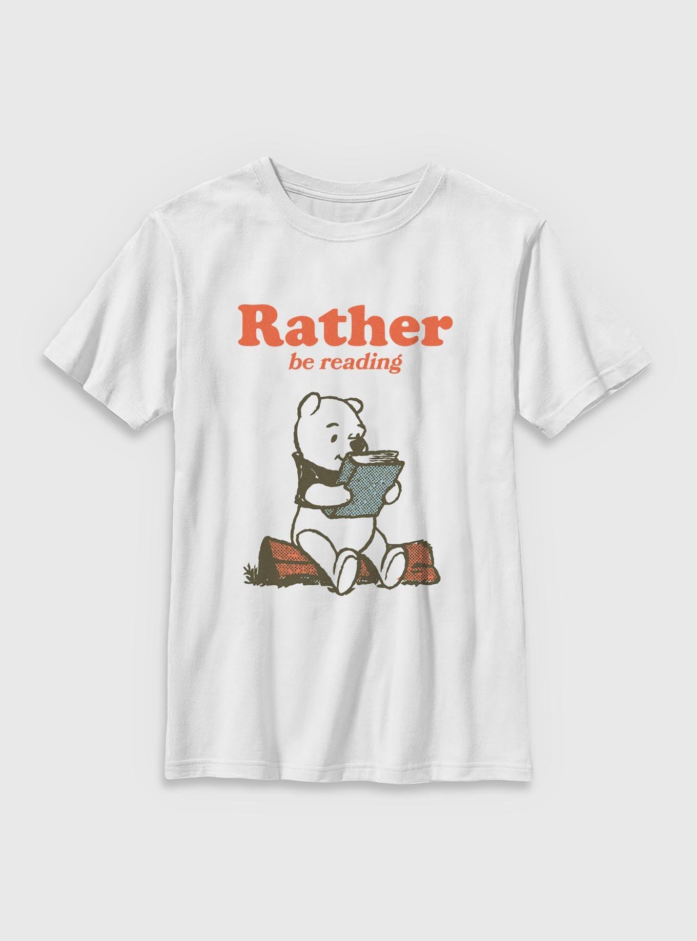 Disney Winnie The Pooh Rather Be Reading Youth T-Shirt, , hi-res