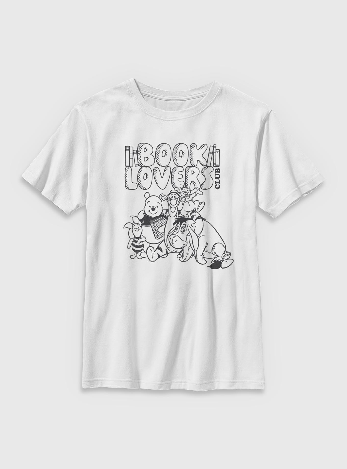 Disney Winnie The Pooh Book Lovers Youth T-Shirt, , hi-res
