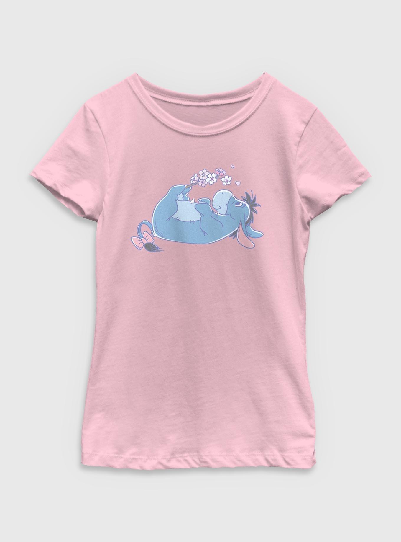 Disney Winnie The Pooh Eeyore Flower Youth Girls T-Shirt, , hi-res