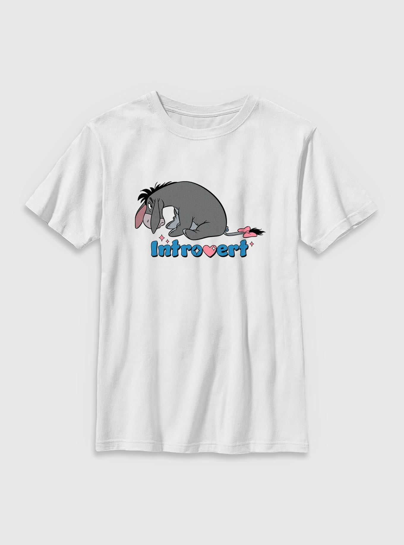 Disney Winnie The Pooh Introvert Eeyore Youth T-Shirt, , hi-res