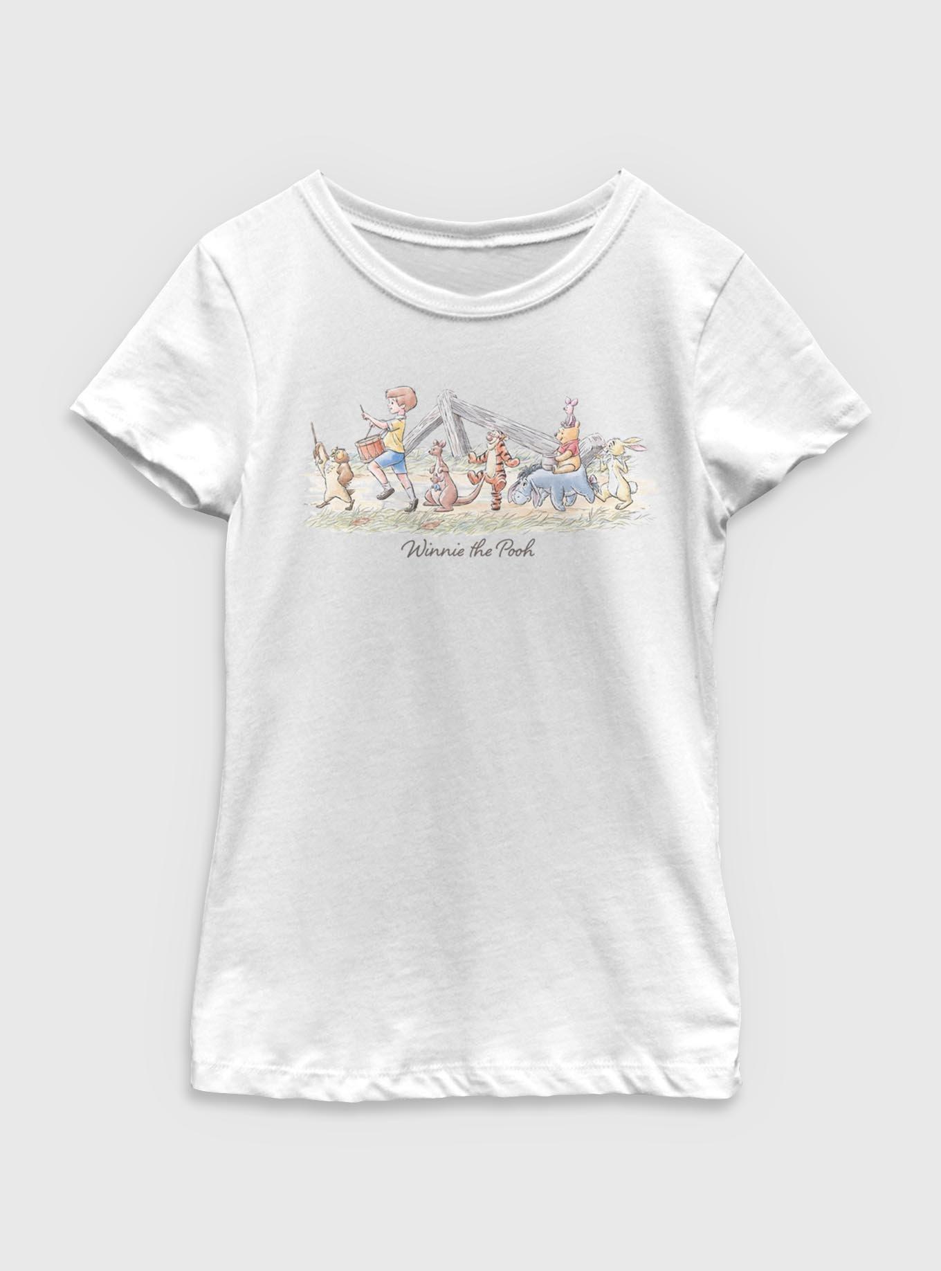 Disney Winnie The Pooh Friends And Adventures Youth Girls T-Shirt, , hi-res