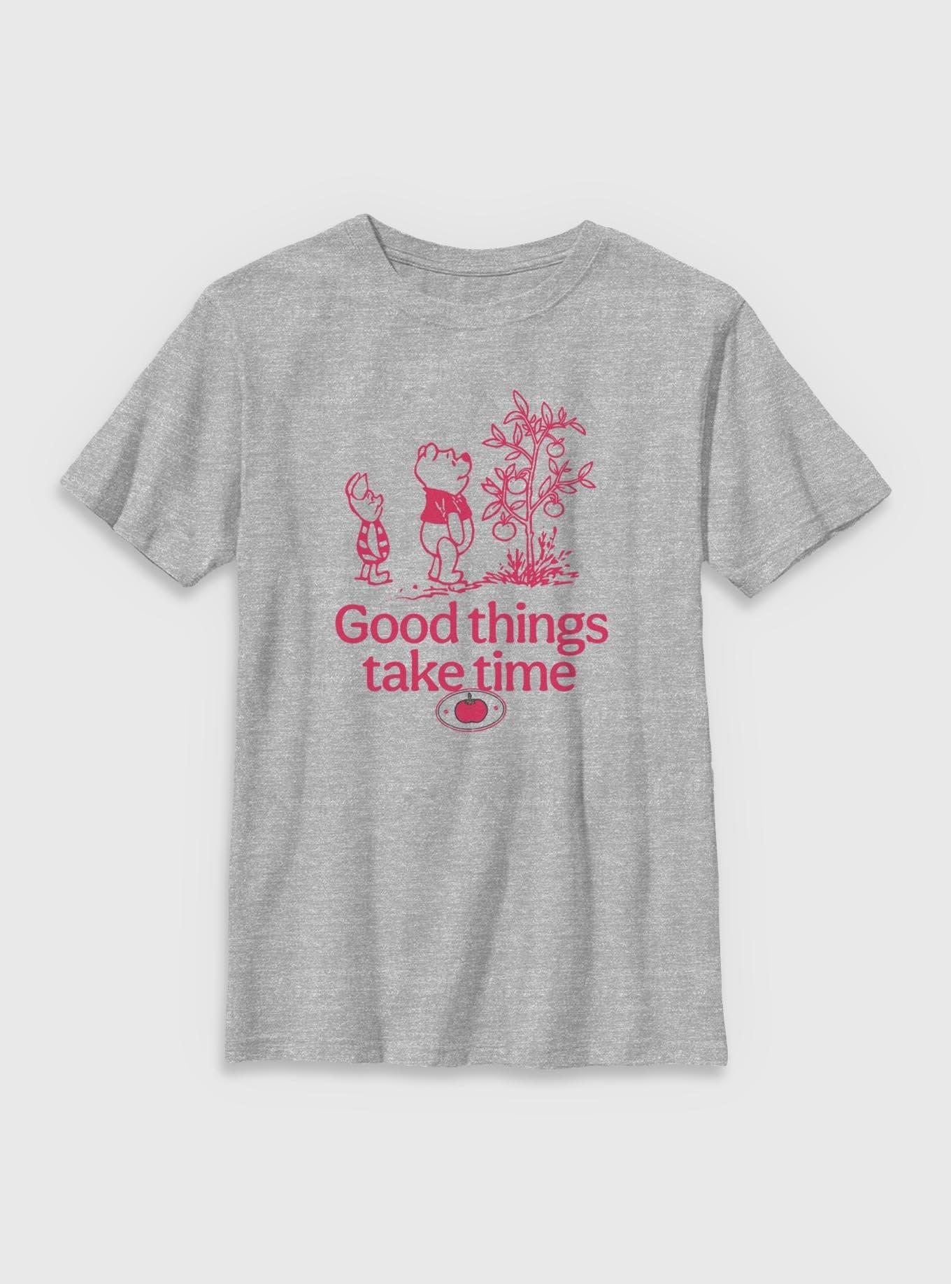 Disney Winnie The Pooh Good Things Take Time Youth T-Shirt, , hi-res