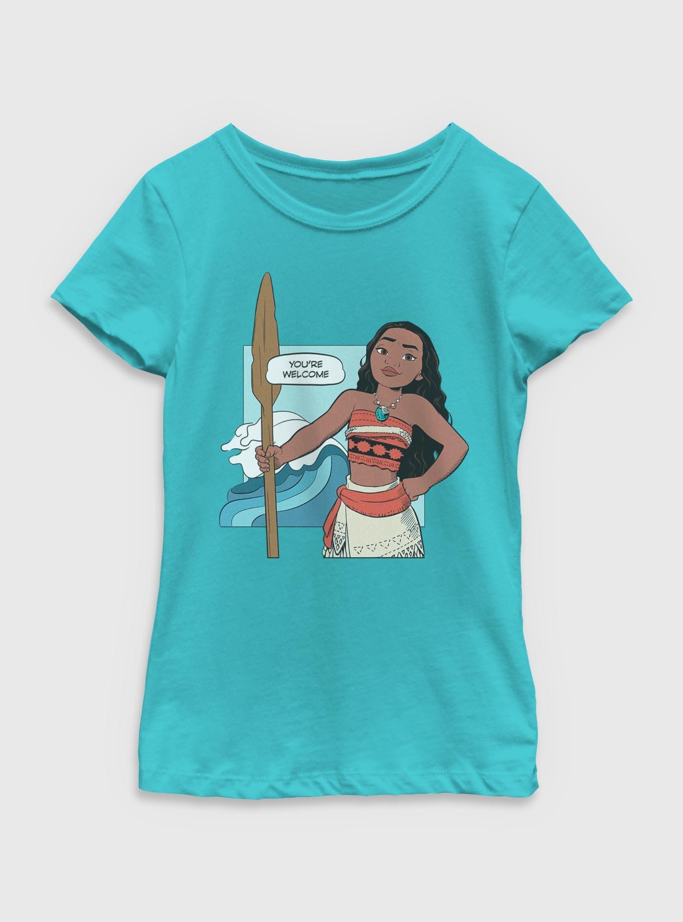 Disney Moana You're Welcome Youth Girls T-Shirt, , hi-res