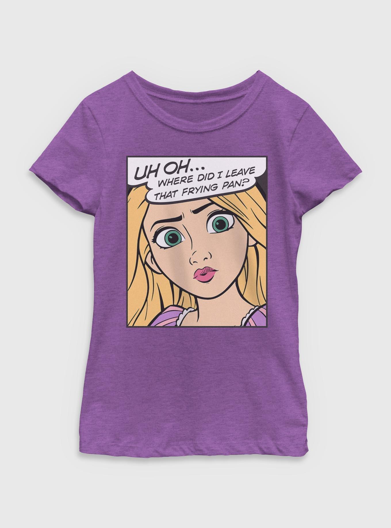 Disney Tangled Frying Pan Youth Girls T-Shirt, , hi-res